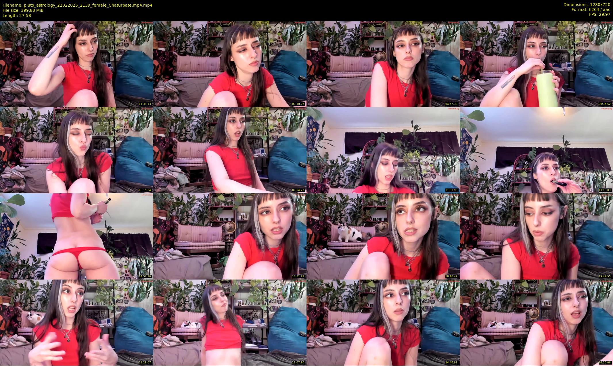 pluto_astrology — 28 minute Chaturbate female cam show recording, 720p, Feb 22, 2025