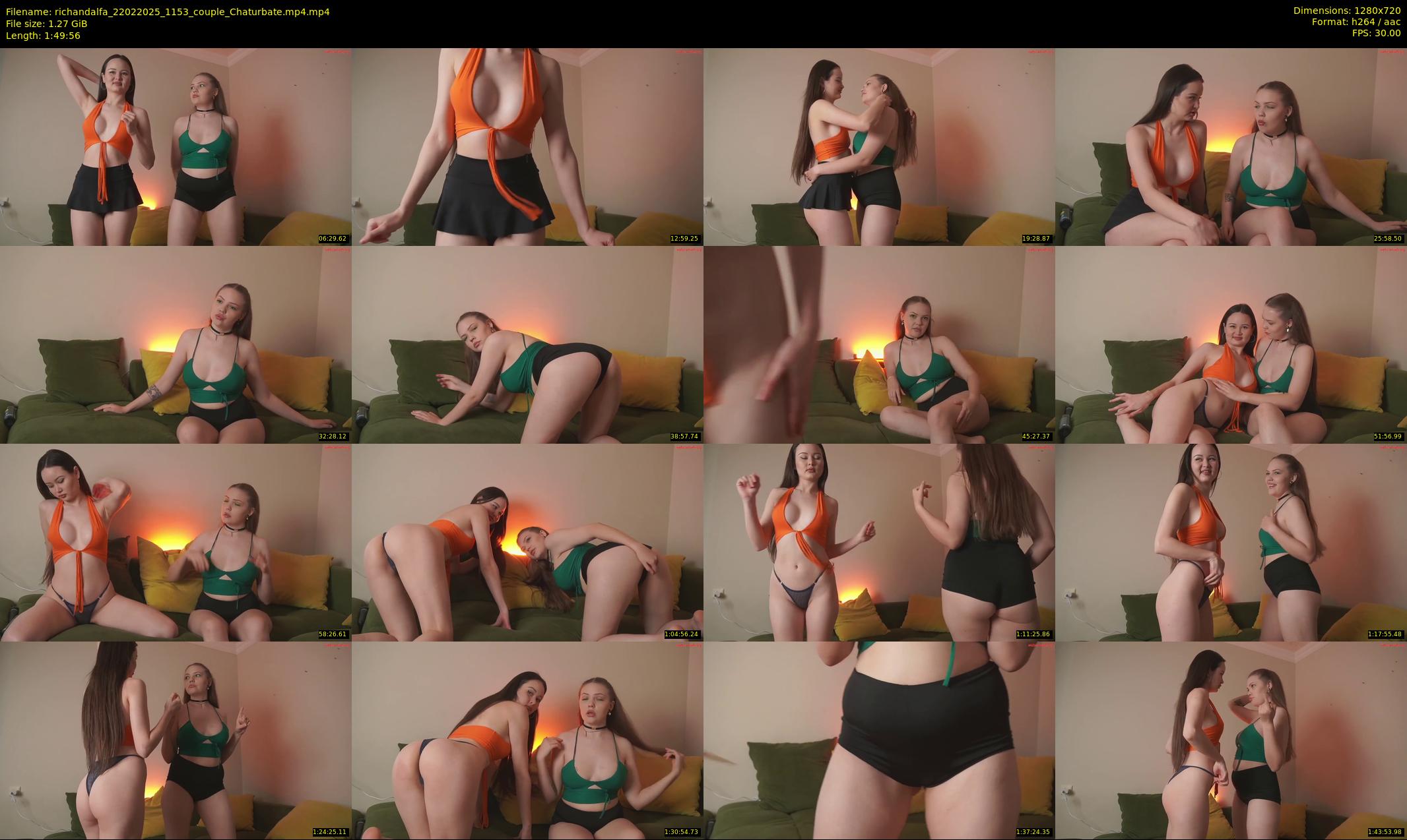 richandalfa — 110 minute Chaturbate couple cam show recording, 720p, Feb 22, 2025