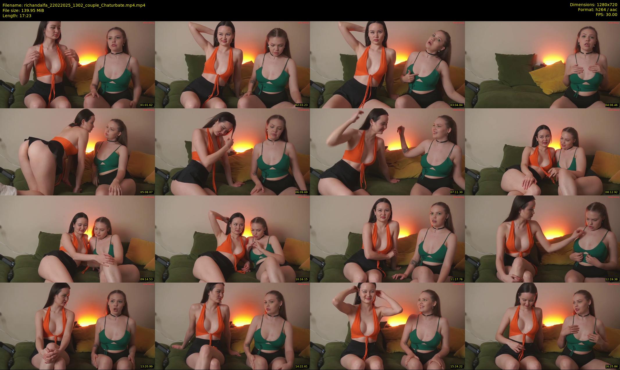 richandalfa — 18 minute Chaturbate couple cam show recording, 720p, Feb 22, 2025