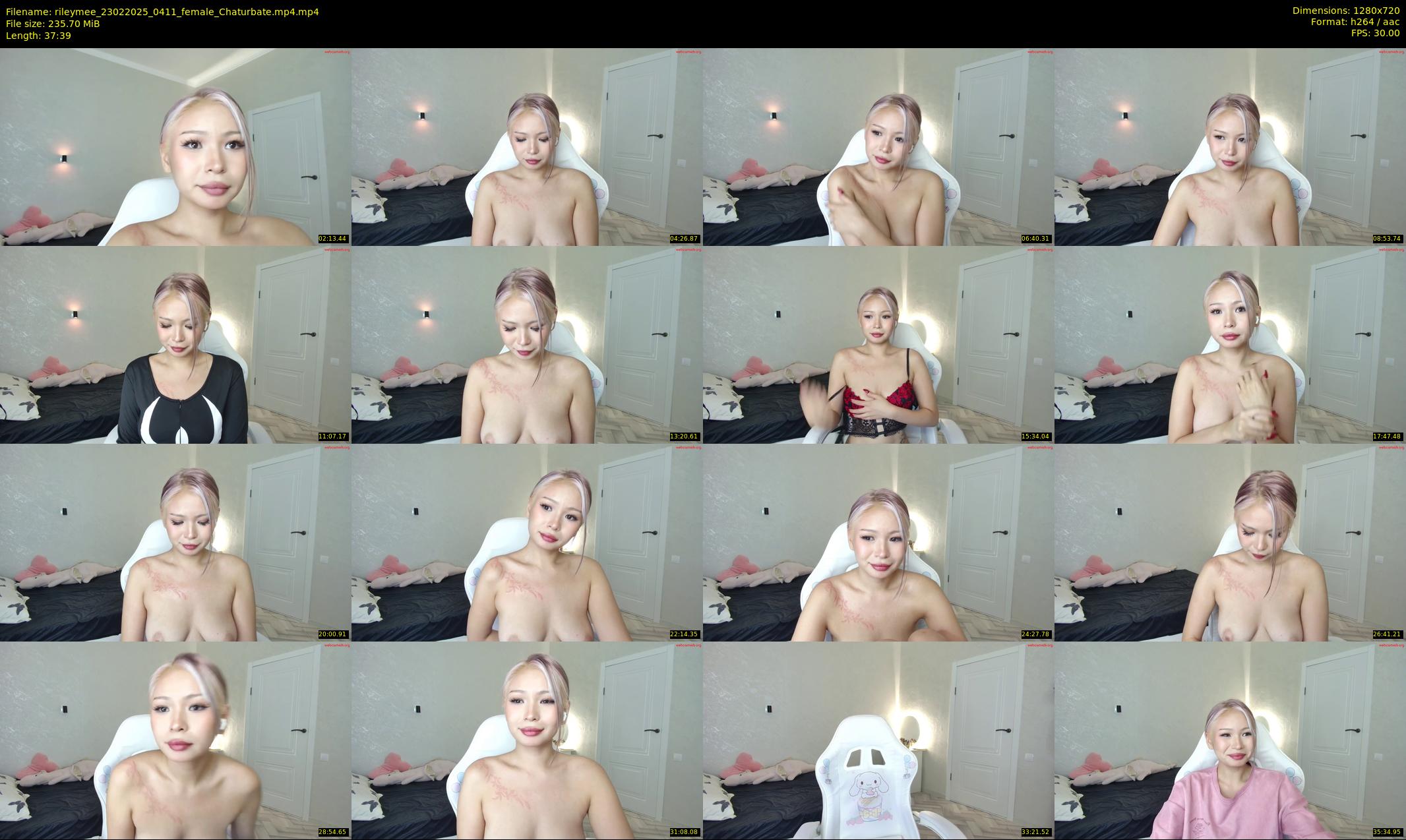 rileymee — 38 minute Chaturbate female cam show recording, 720p, Feb 23, 2025