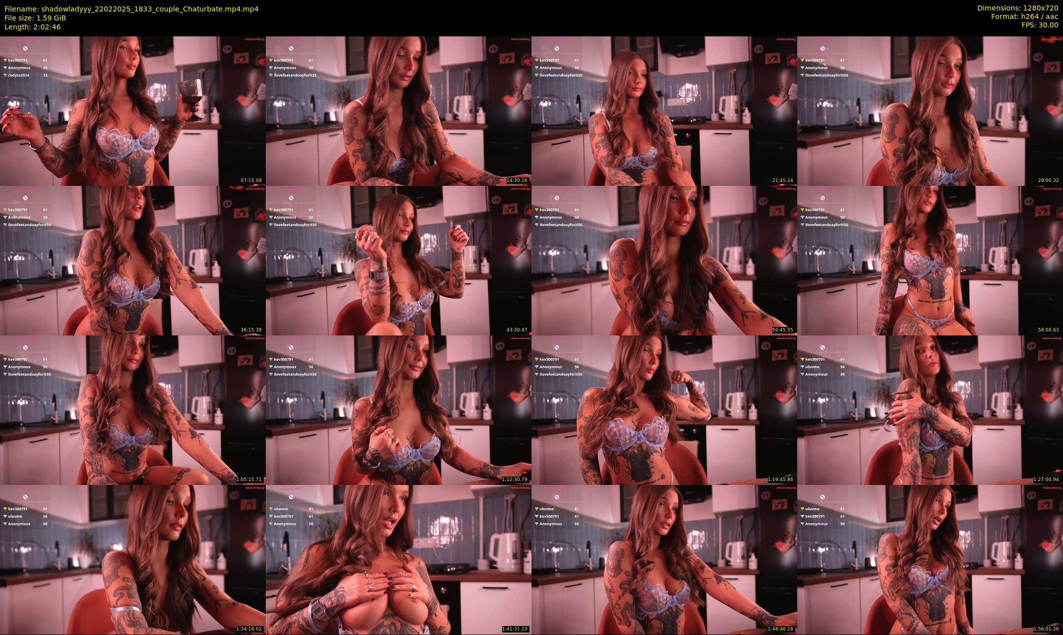 shadowladyyy — 123 minute Chaturbate couple cam show recording, 720p, Feb 22, 2025