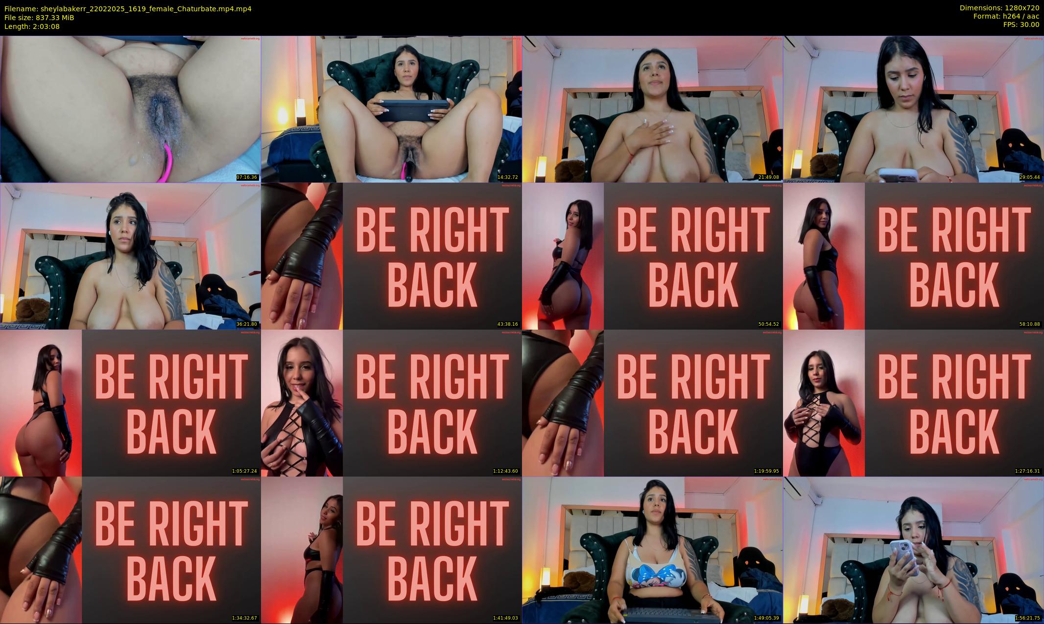 sheylabakerr — 124 minute Chaturbate female cam show recording, 720p, Feb 22, 2025