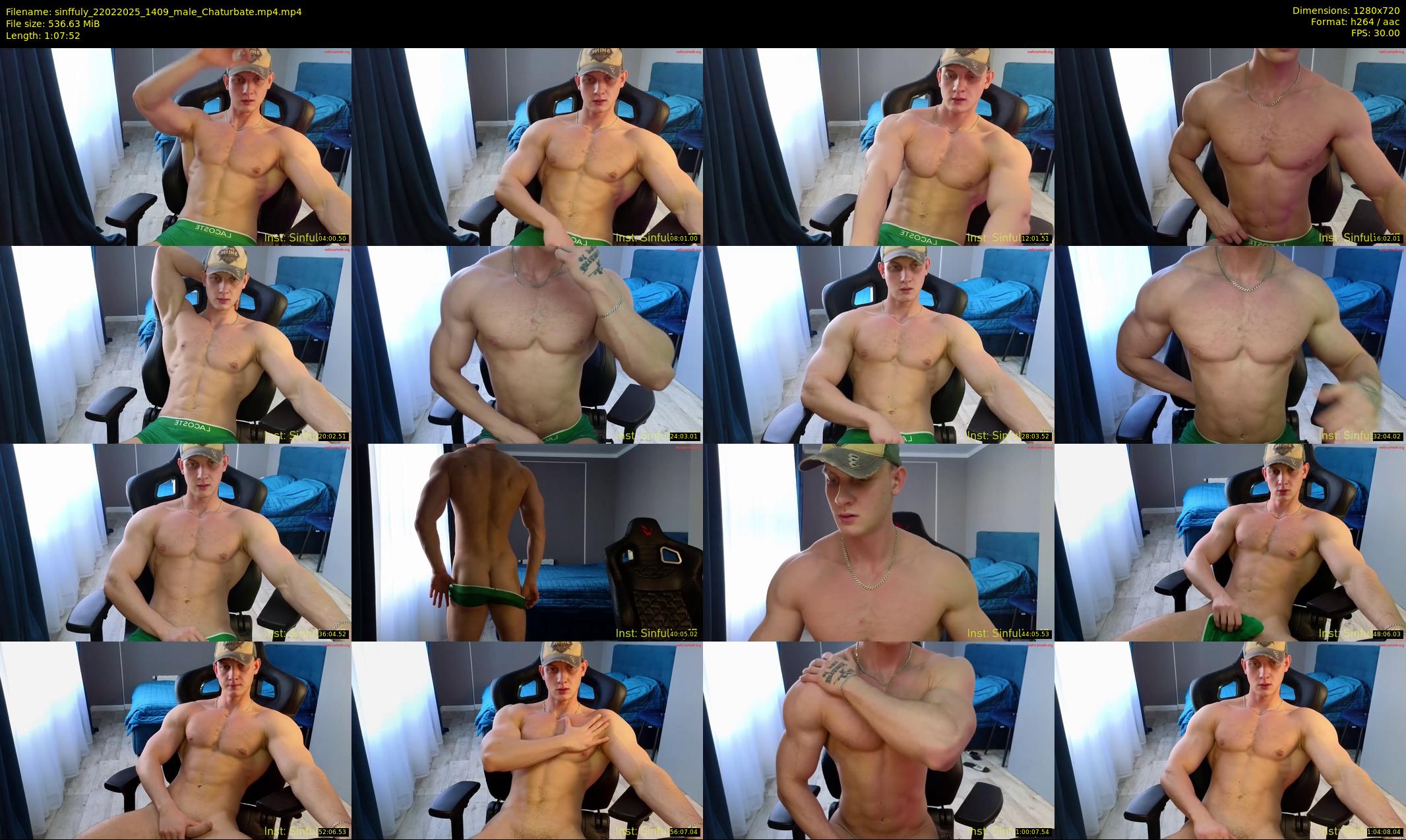 sinffuly — 68 minute Chaturbate male cam show recording, 720p, Feb 22, 2025