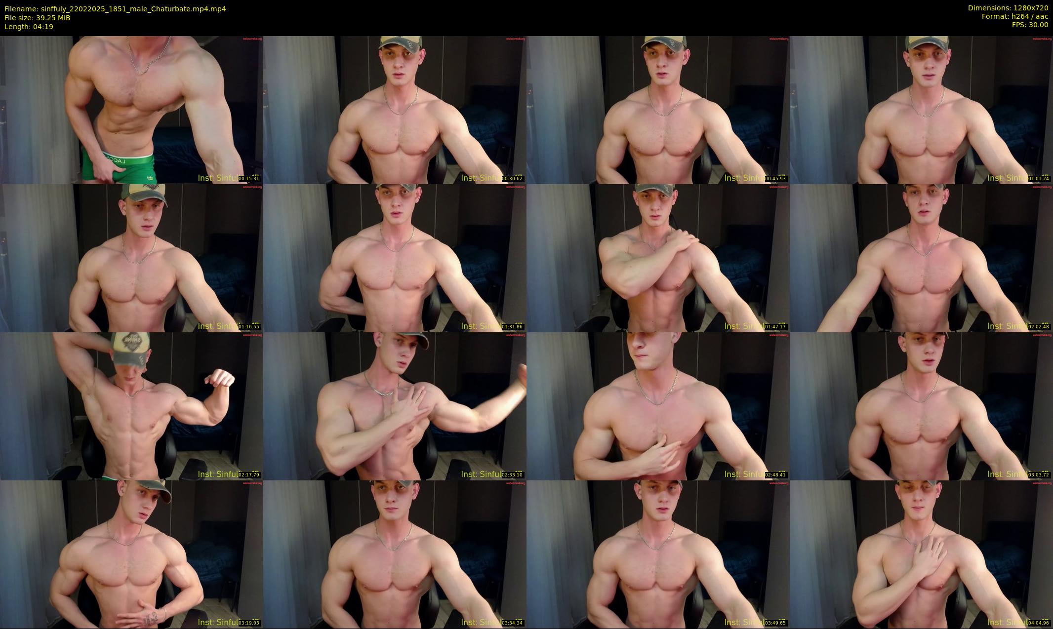 sinffuly — 5 minute Chaturbate male cam show recording, 720p, Feb 22, 2025