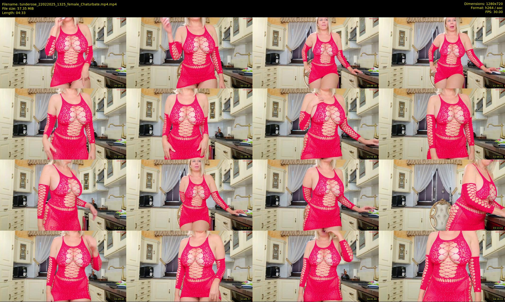 tunderose — 5 minute Chaturbate female cam show recording, 720p, Feb 22, 2025