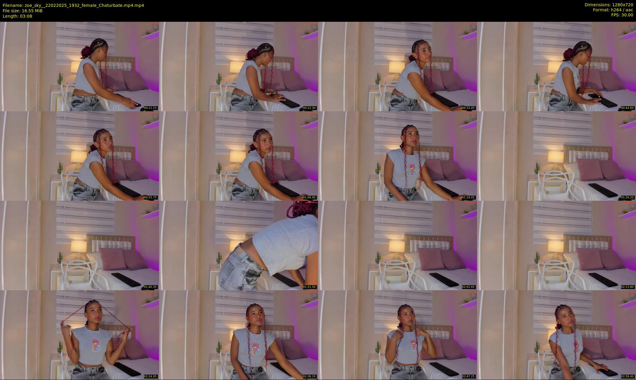 zoe_sky_ — 4 minute Chaturbate female cam show recording, 720p, Feb 22, 2025