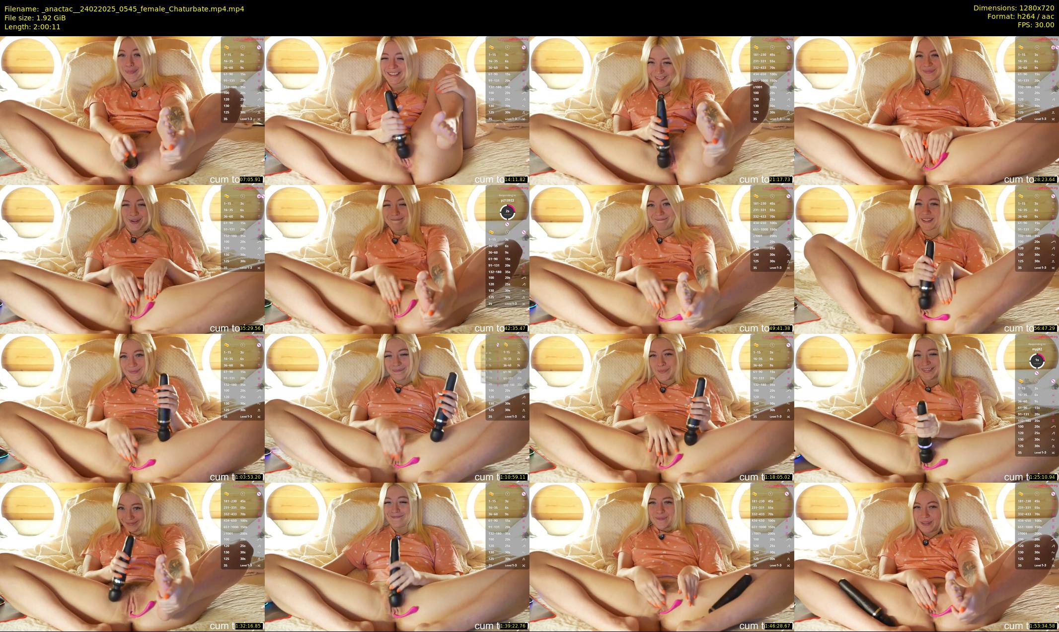 _anactac_ — 121 minute Chaturbate female cam show recording, 720p, Feb 24, 2025