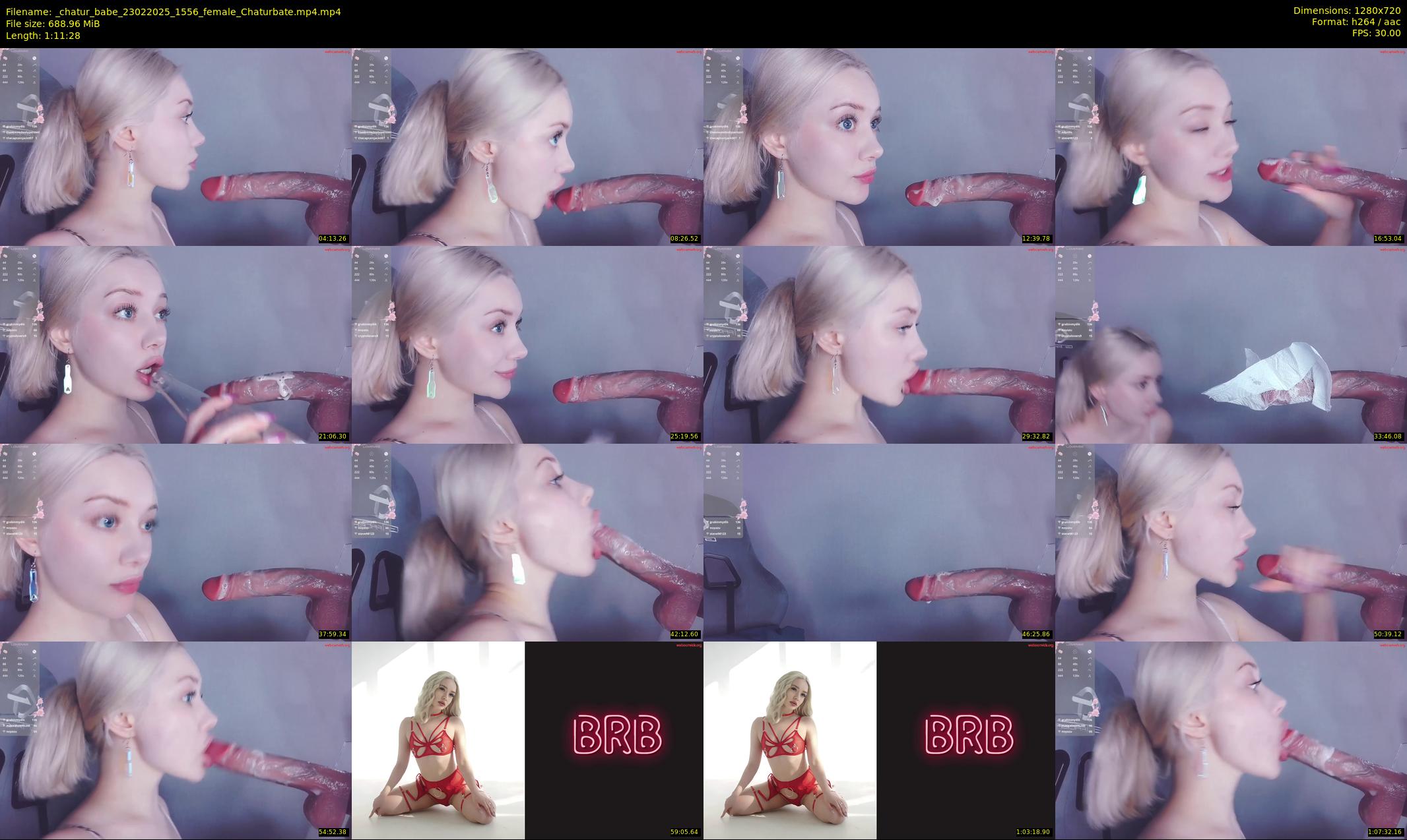 _chatur_babe — 72 minute Chaturbate female cam show recording, 720p, Feb 23, 2025