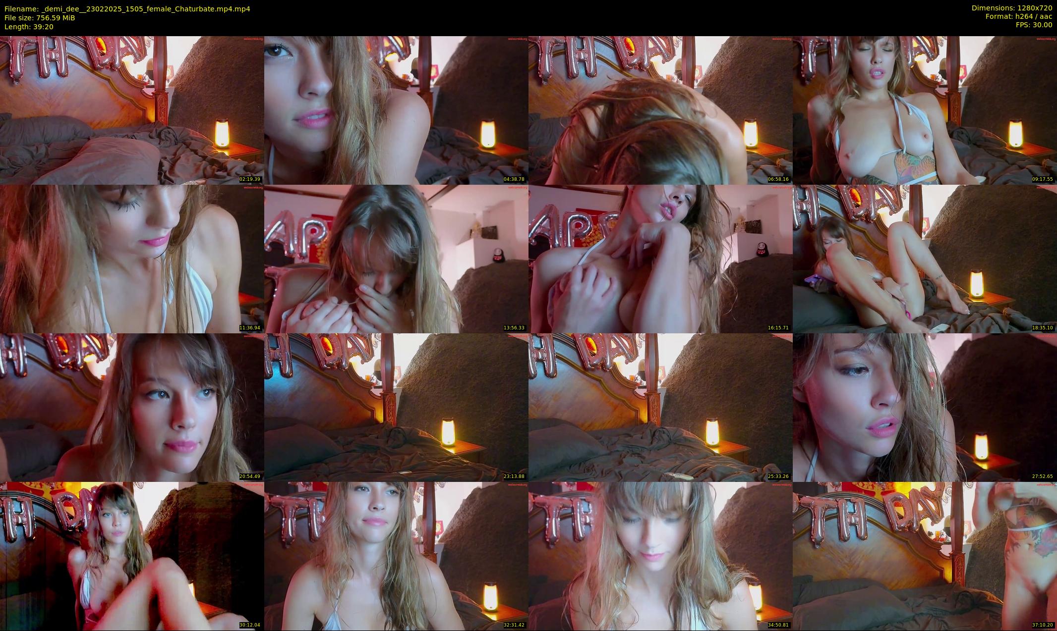 _demi_dee_ — 40 minute Chaturbate female cam show recording, 720p, Feb 23, 2025