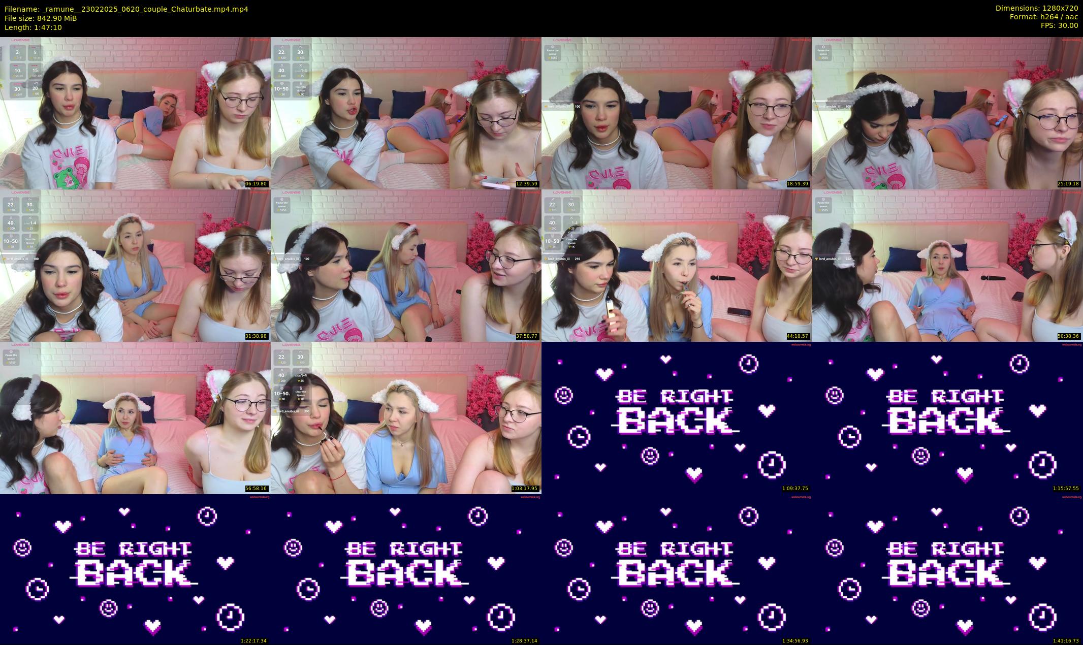 _ramune_ — 108 minute Chaturbate couple cam show recording, 720p, Feb 23, 2025