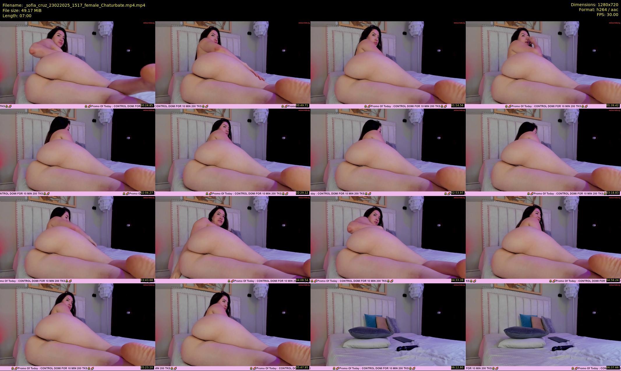_sofia_cruz — 7 minute Chaturbate female cam show recording, 720p, Feb 23, 2025