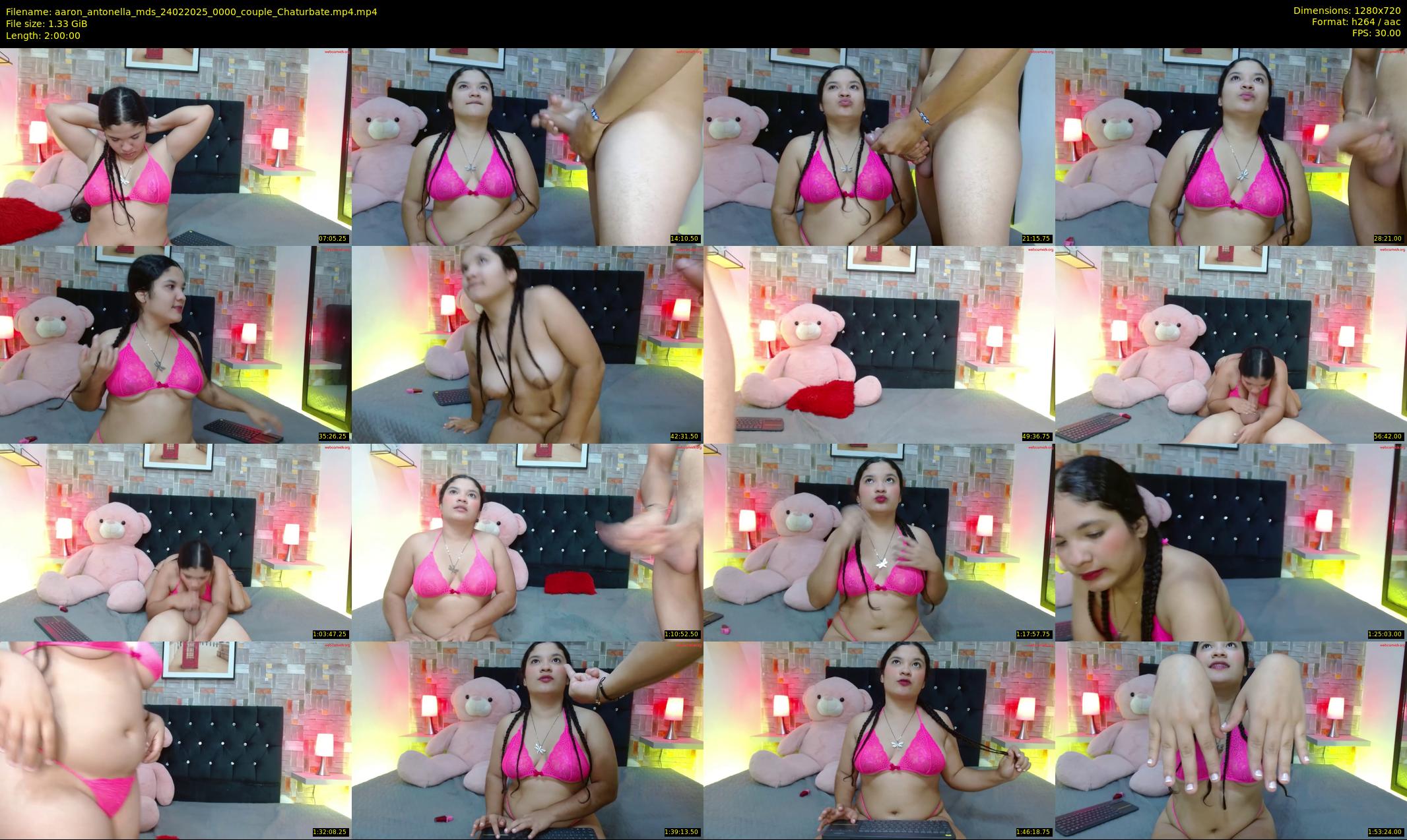 aaron_antonella_mds — 120 minute Chaturbate couple cam show recording, 720p, Feb 24, 2025