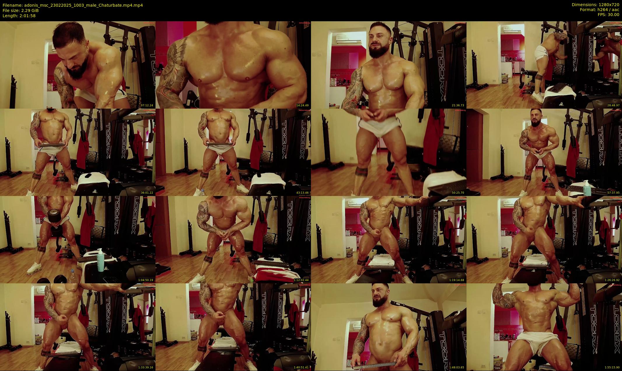 adonis_msc — 122 minute Chaturbate male cam show recording, 720p, Feb 23, 2025