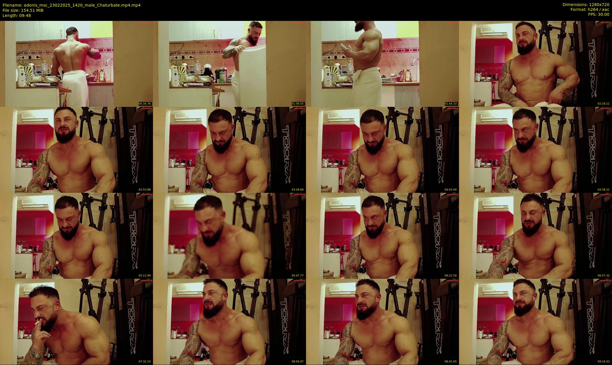 adonis_msc — 10 minute Chaturbate male cam show recording, 720p, Feb 23, 2025