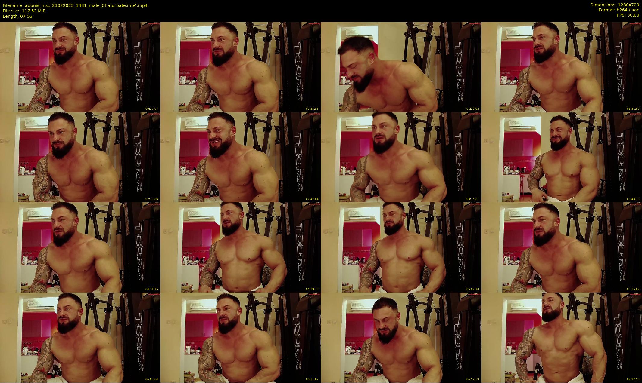 adonis_msc — 8 minute Chaturbate male cam show recording, 720p, Feb 23, 2025
