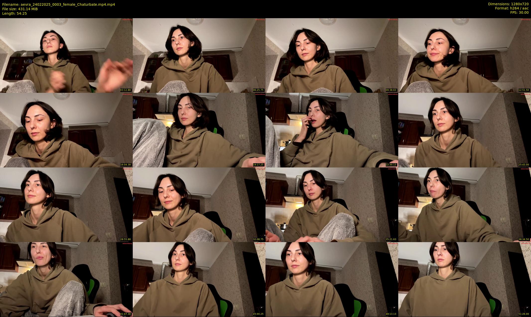 aevra — 55 minute Chaturbate female cam show recording, 720p, Feb 24, 2025