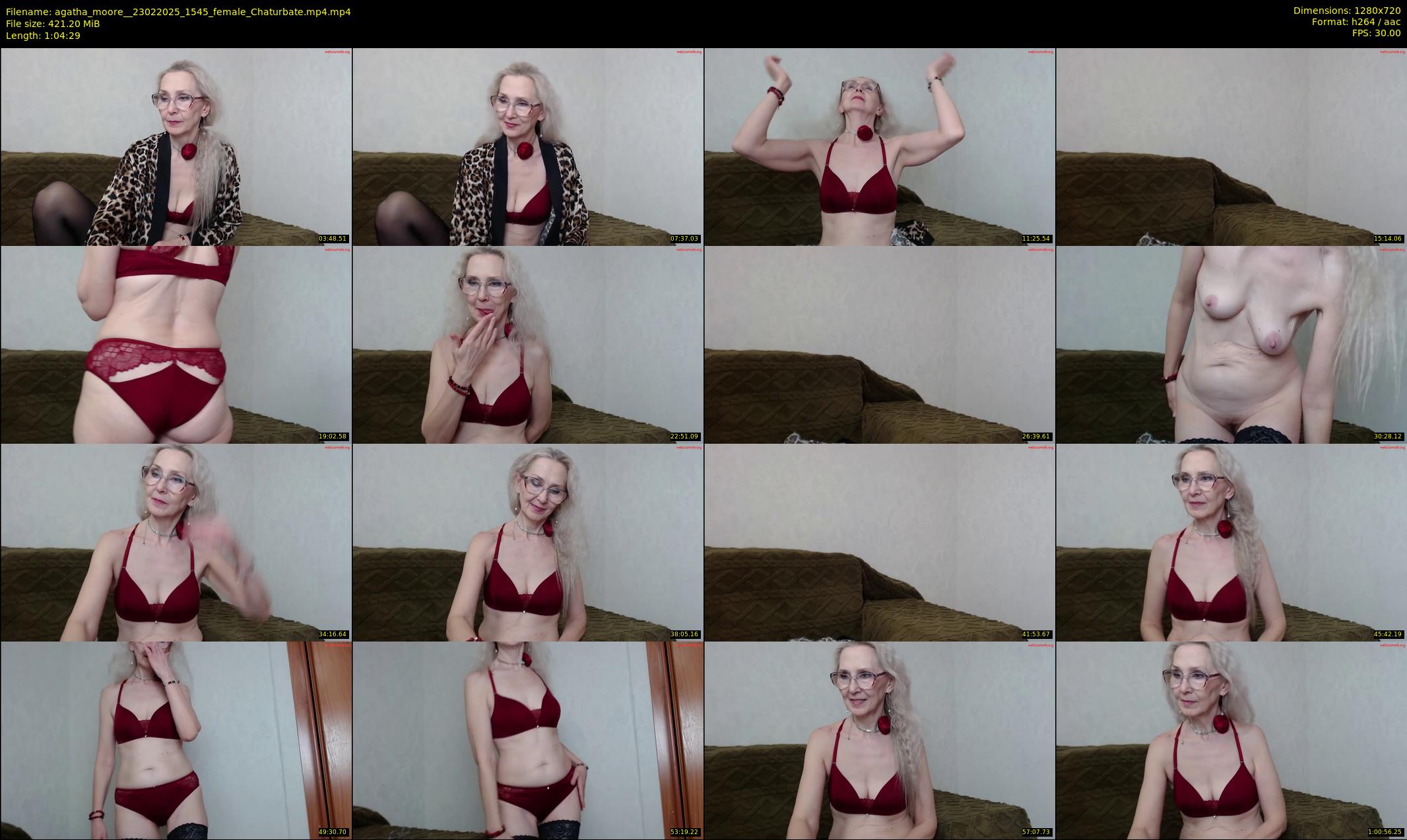 agatha_moore_ — 65 minute Chaturbate female cam show recording, 720p, Feb 23, 2025