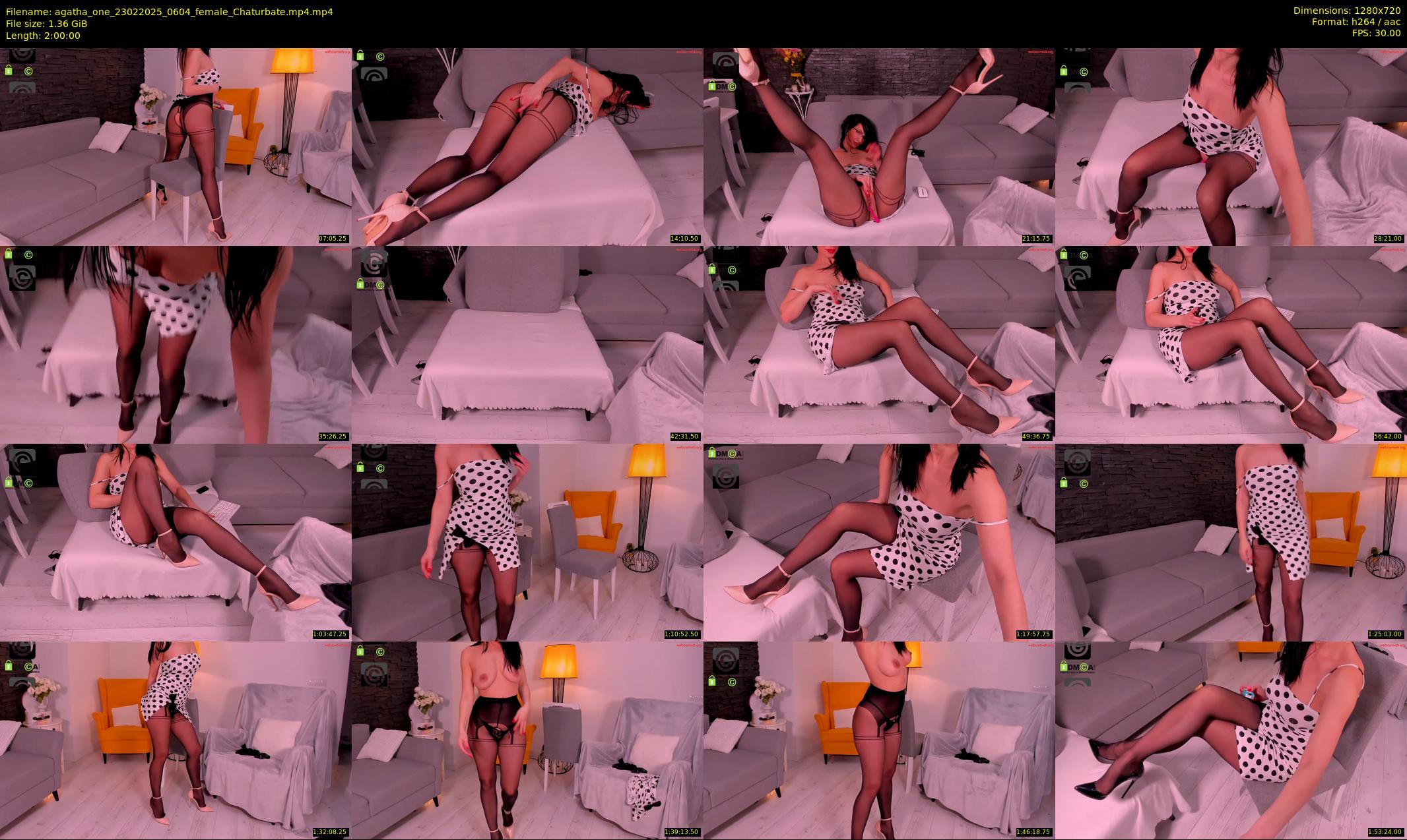 agatha_one — 120 minute Chaturbate female cam show recording, 720p, Feb 23, 2025