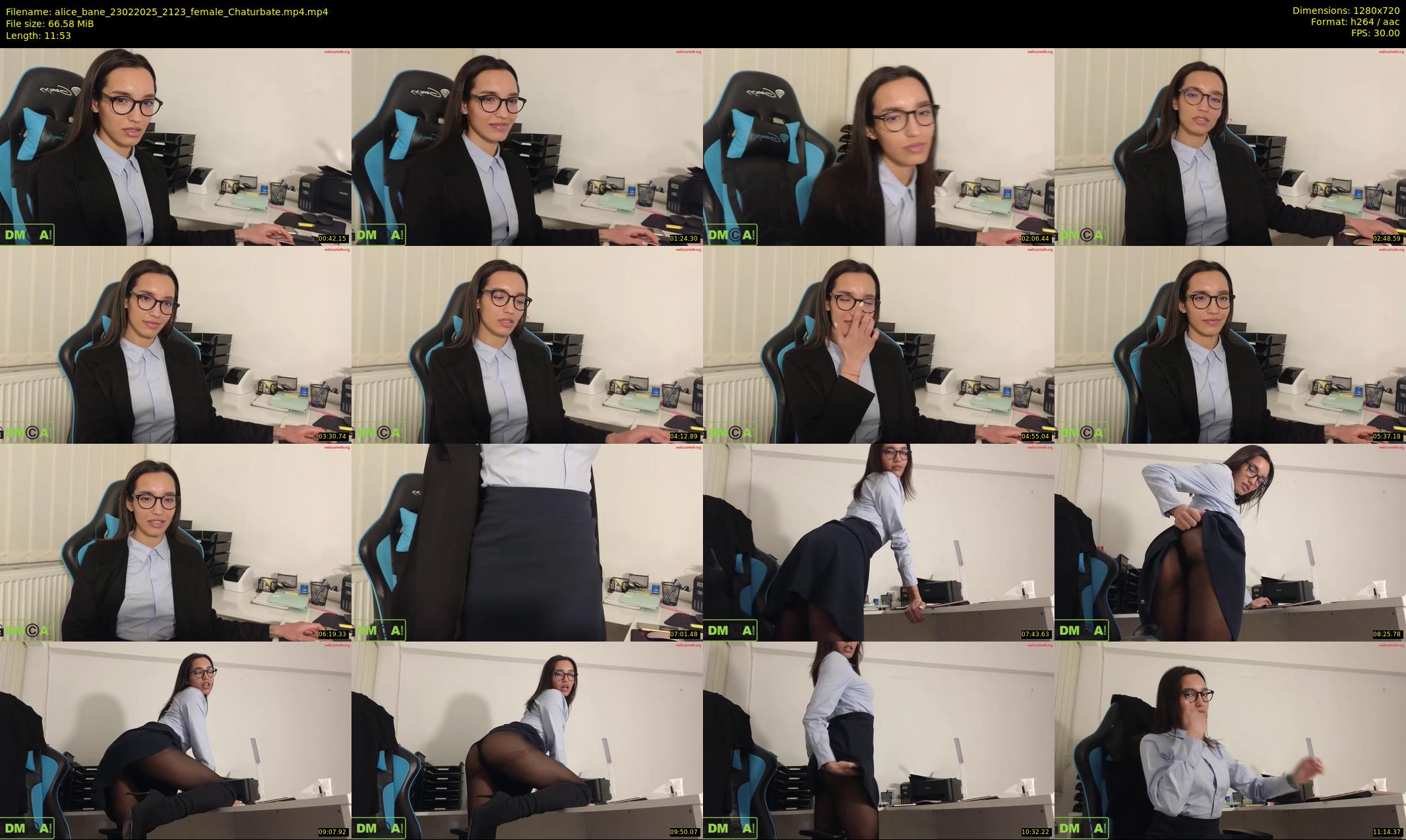 alice_bane — 12 minute Chaturbate female cam show recording, 720p, Feb 23, 2025