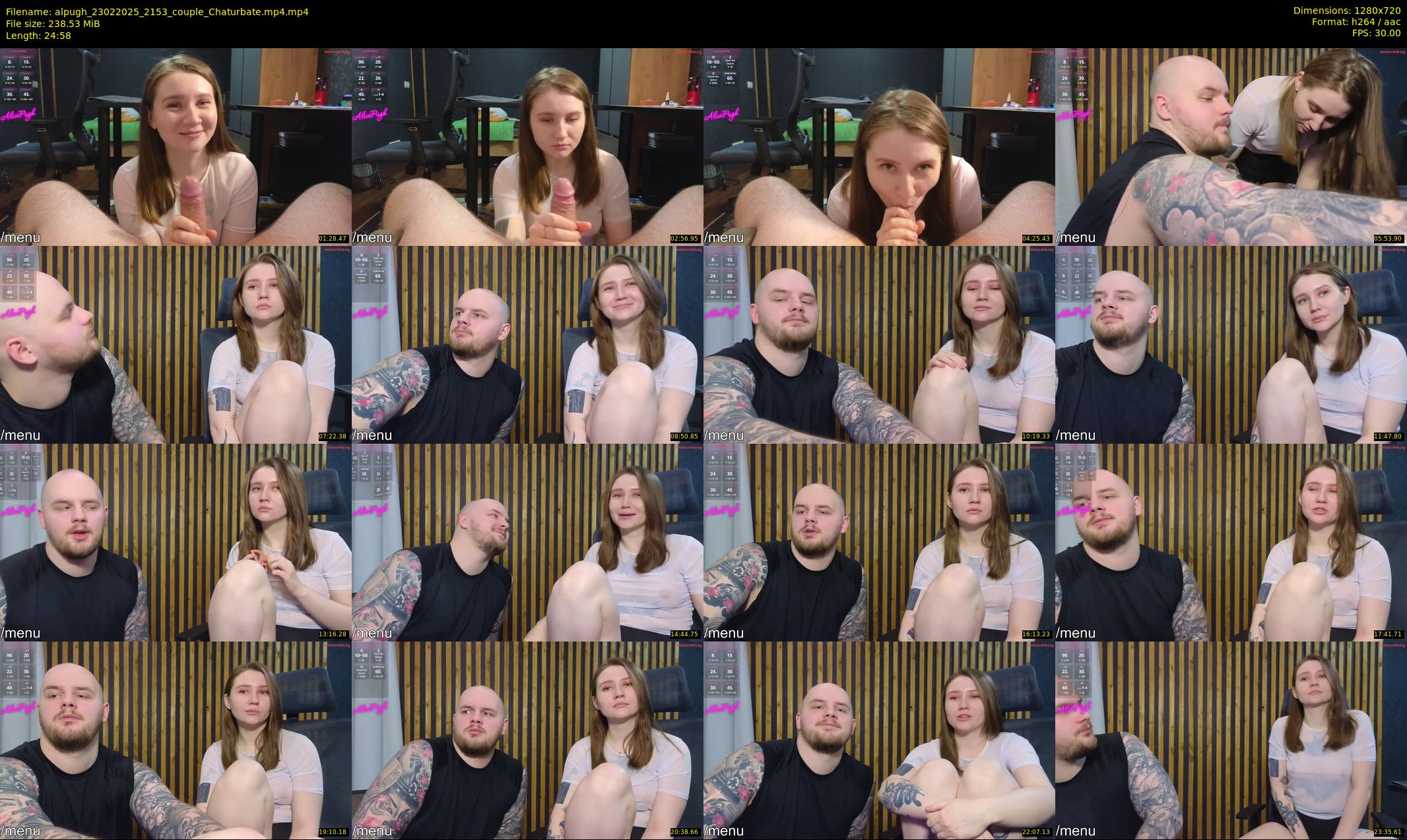 alpugh — 25 minute Chaturbate couple cam show recording, 720p, Feb 23, 2025
