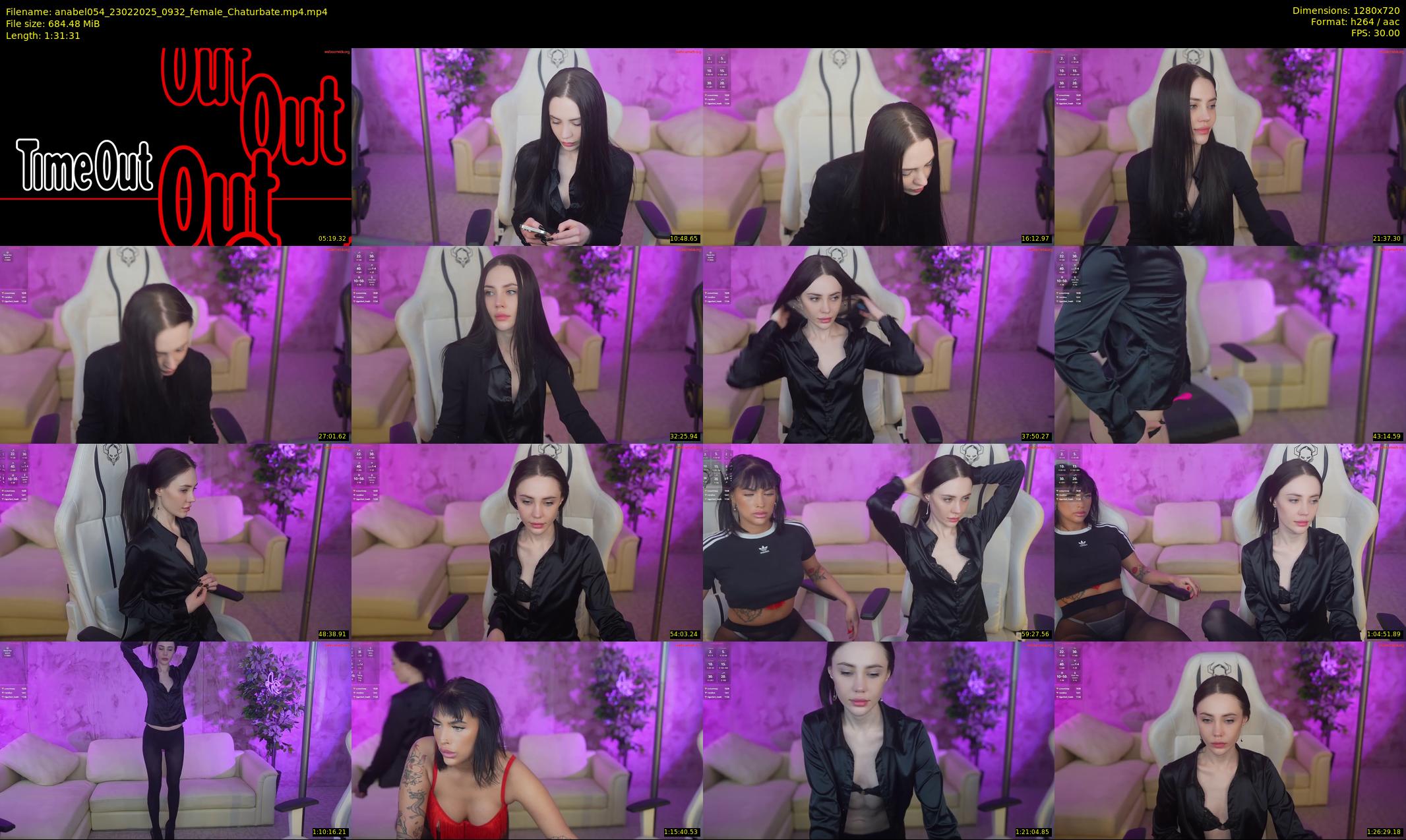 anabel054 — 92 minute Chaturbate female cam show recording, 720p, Feb 23, 2025