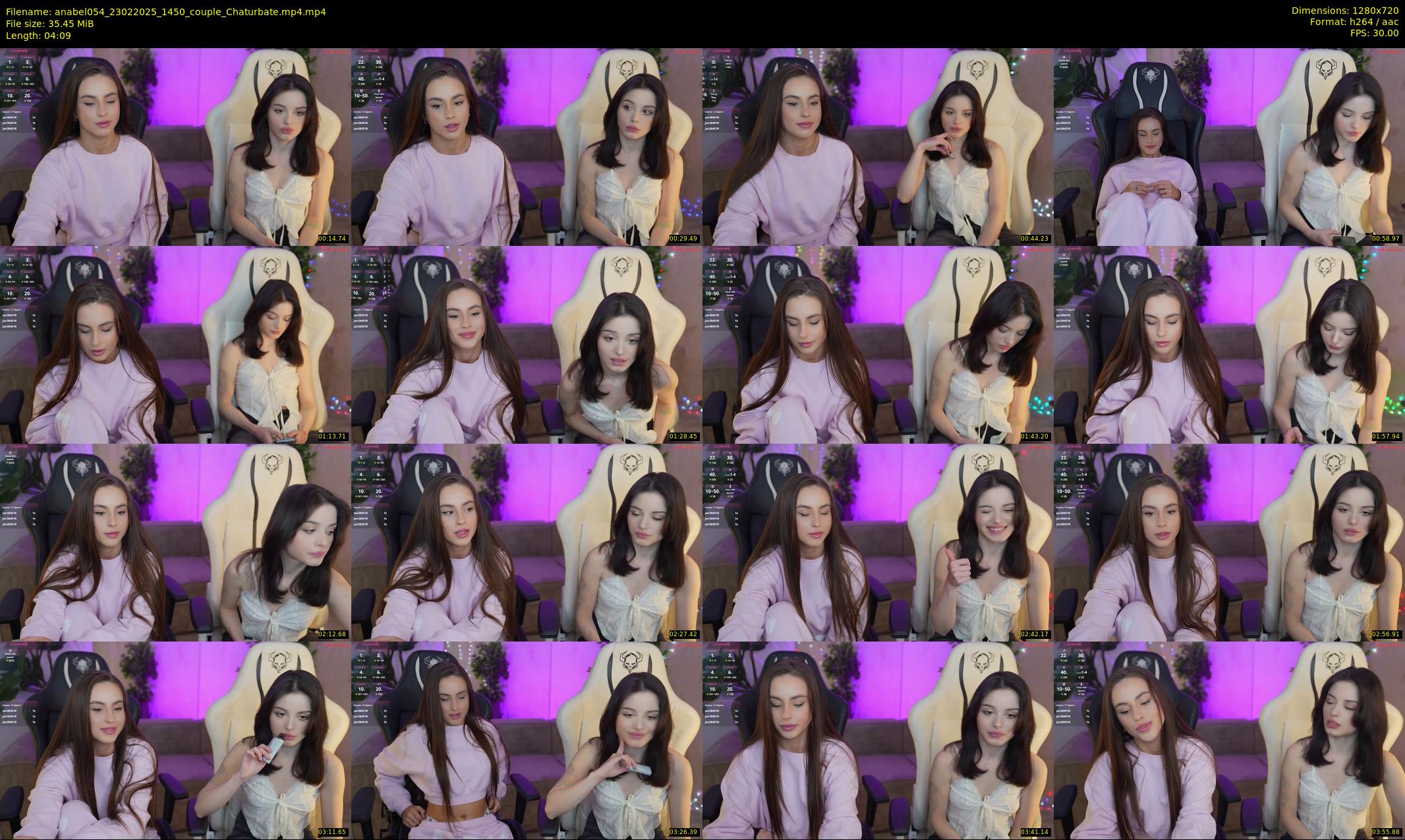 anabel054 — 5 minute Chaturbate female cam show recording, 720p, Feb 23, 2025