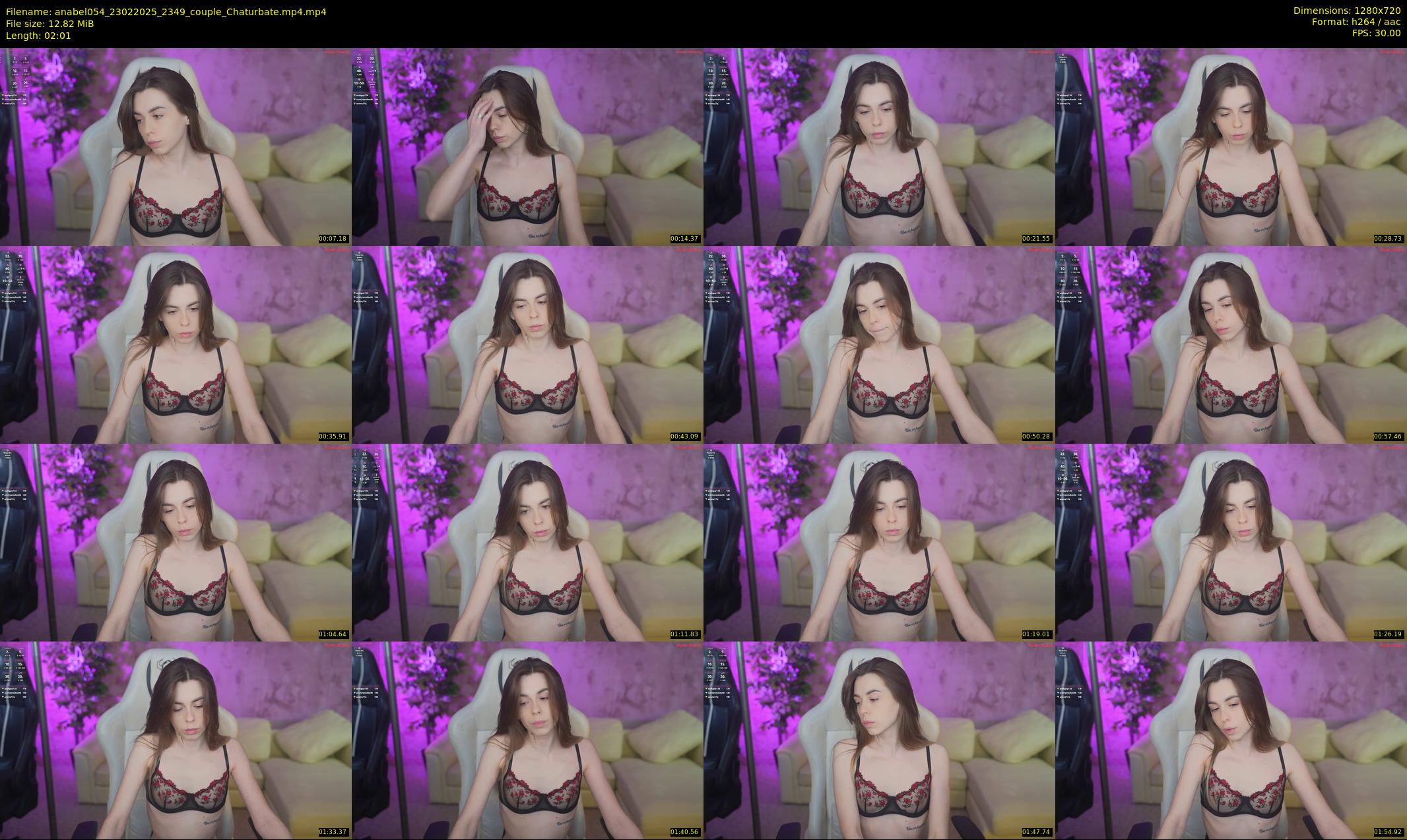 anabel054 — 3 minute Chaturbate female cam show recording, 720p, Feb 23, 2025
