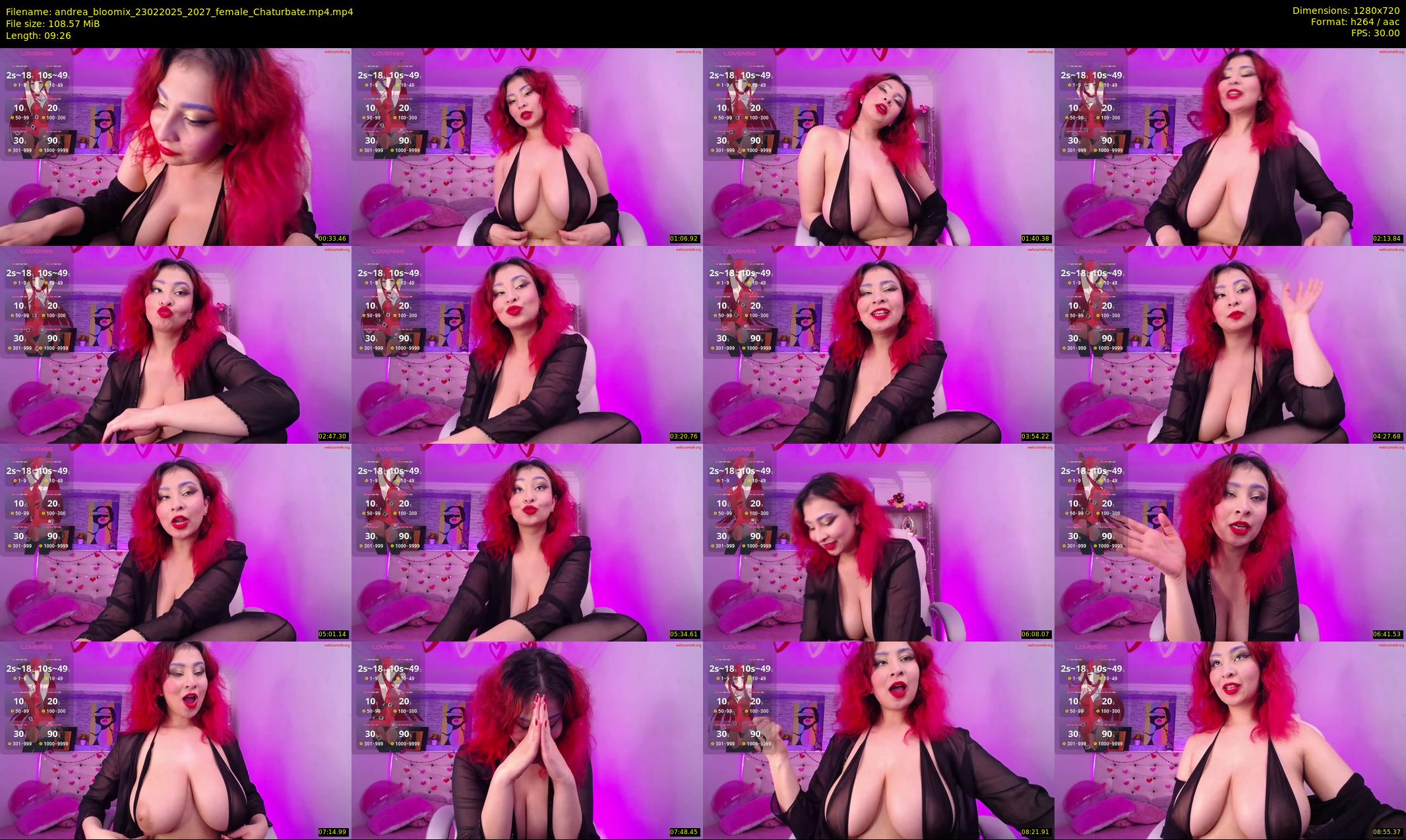 andrea_bloomix — 10 minute Chaturbate female cam show recording, 720p, Feb 23, 2025