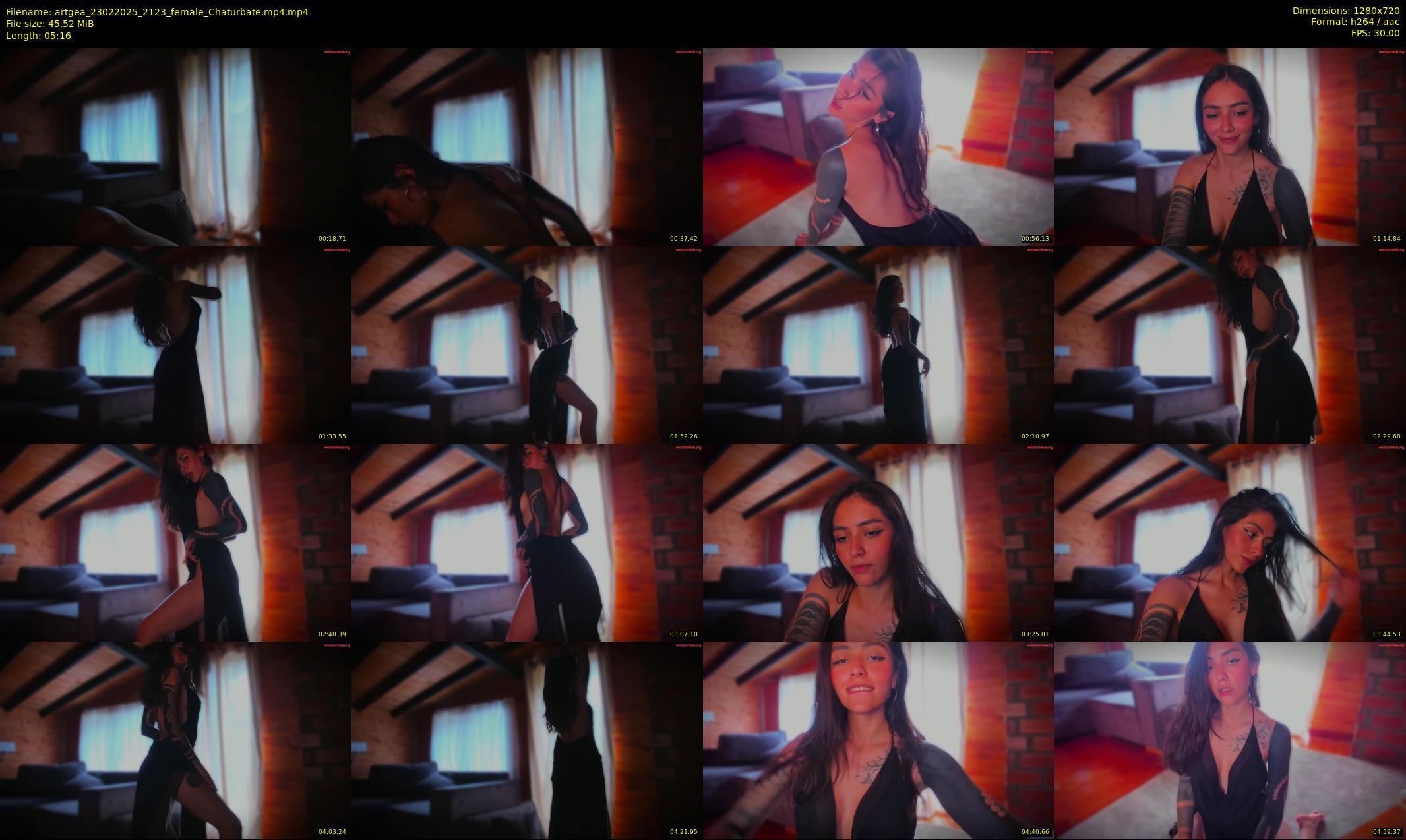 artgea — 6 minute Chaturbate female cam show recording, 720p, Feb 23, 2025