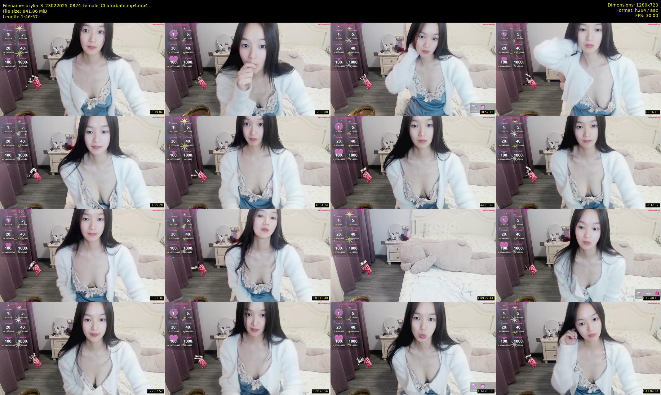arylia_3 — 107 minute Chaturbate female cam show recording, 720p, Feb 23, 2025