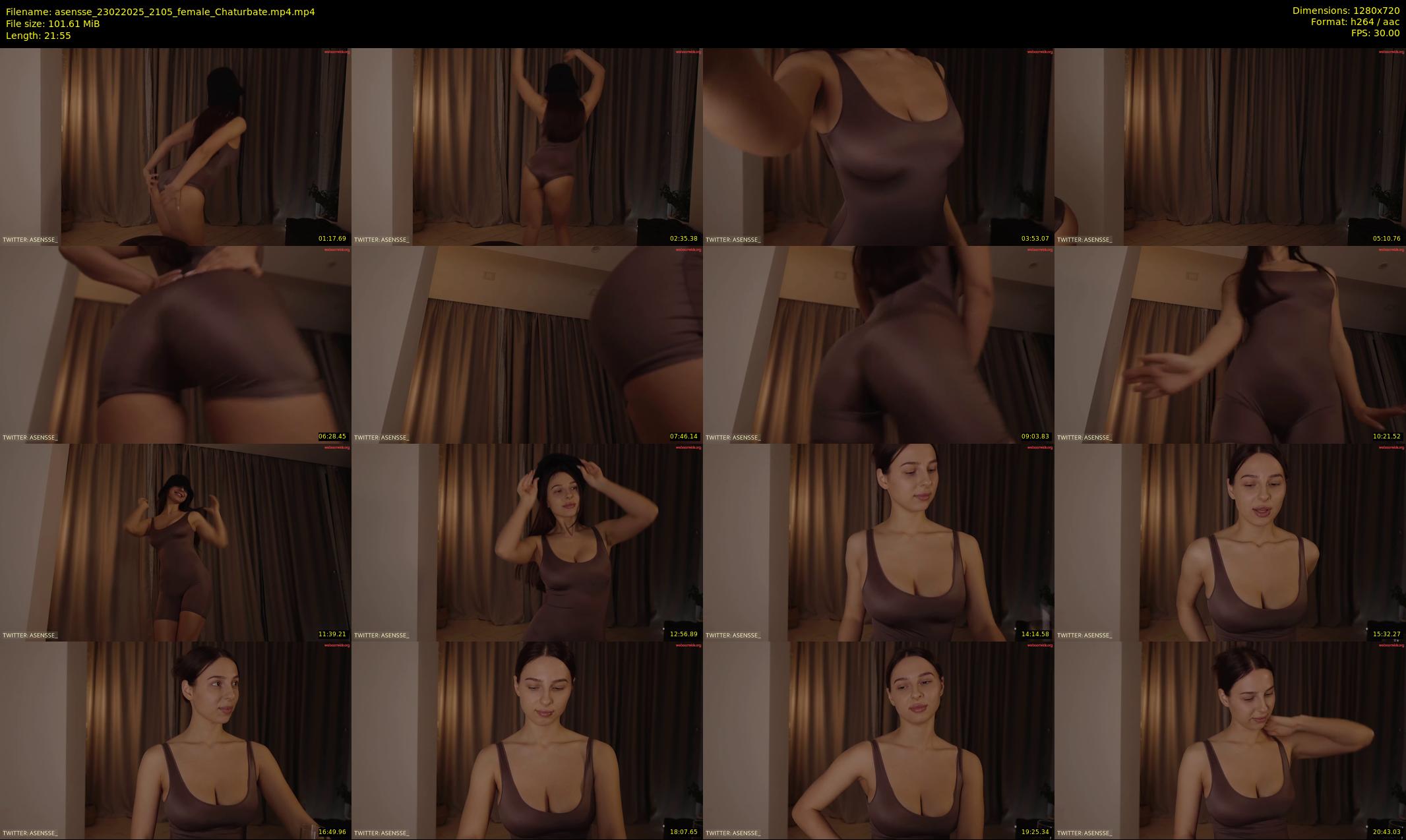 asensse — 22 minute Chaturbate female cam show recording, 720p, Feb 23, 2025