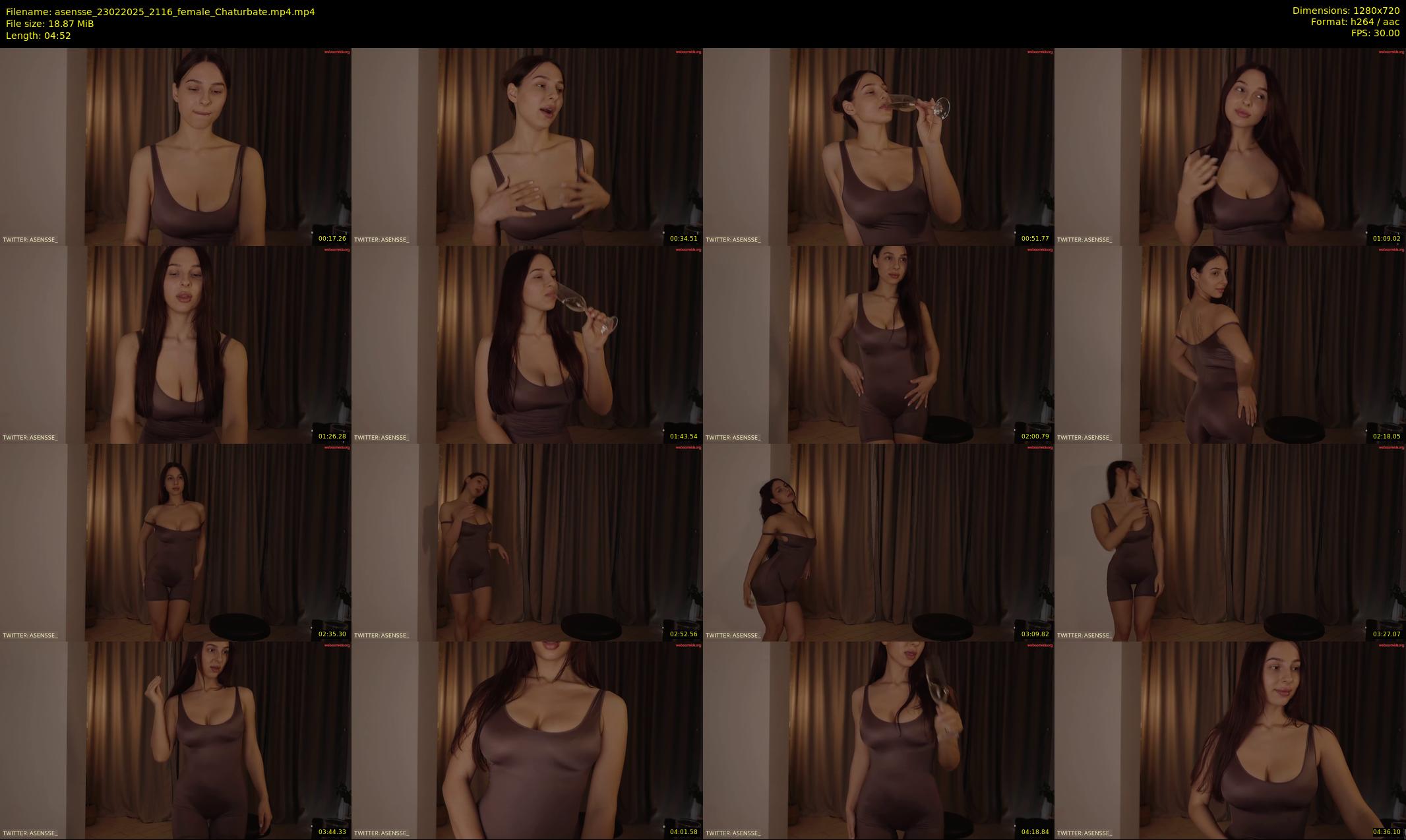 asensse — 5 minute Chaturbate female cam show recording, 720p, Feb 23, 2025