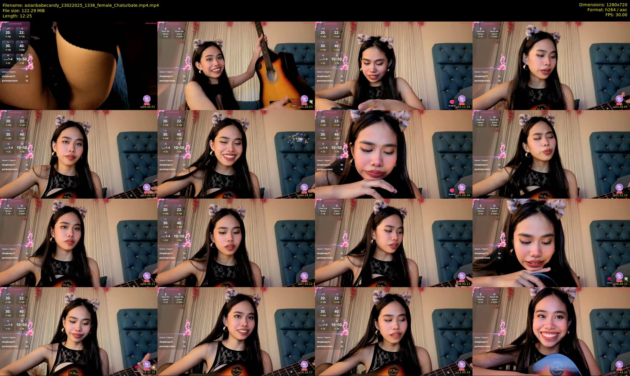 asianbabecandy — 13 minute Chaturbate female cam show recording, 720p, Feb 23, 2025