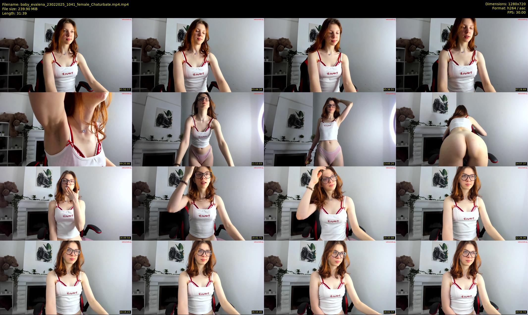 baby_evalena — 32 minute Chaturbate female cam show recording, 720p, Feb 23, 2025