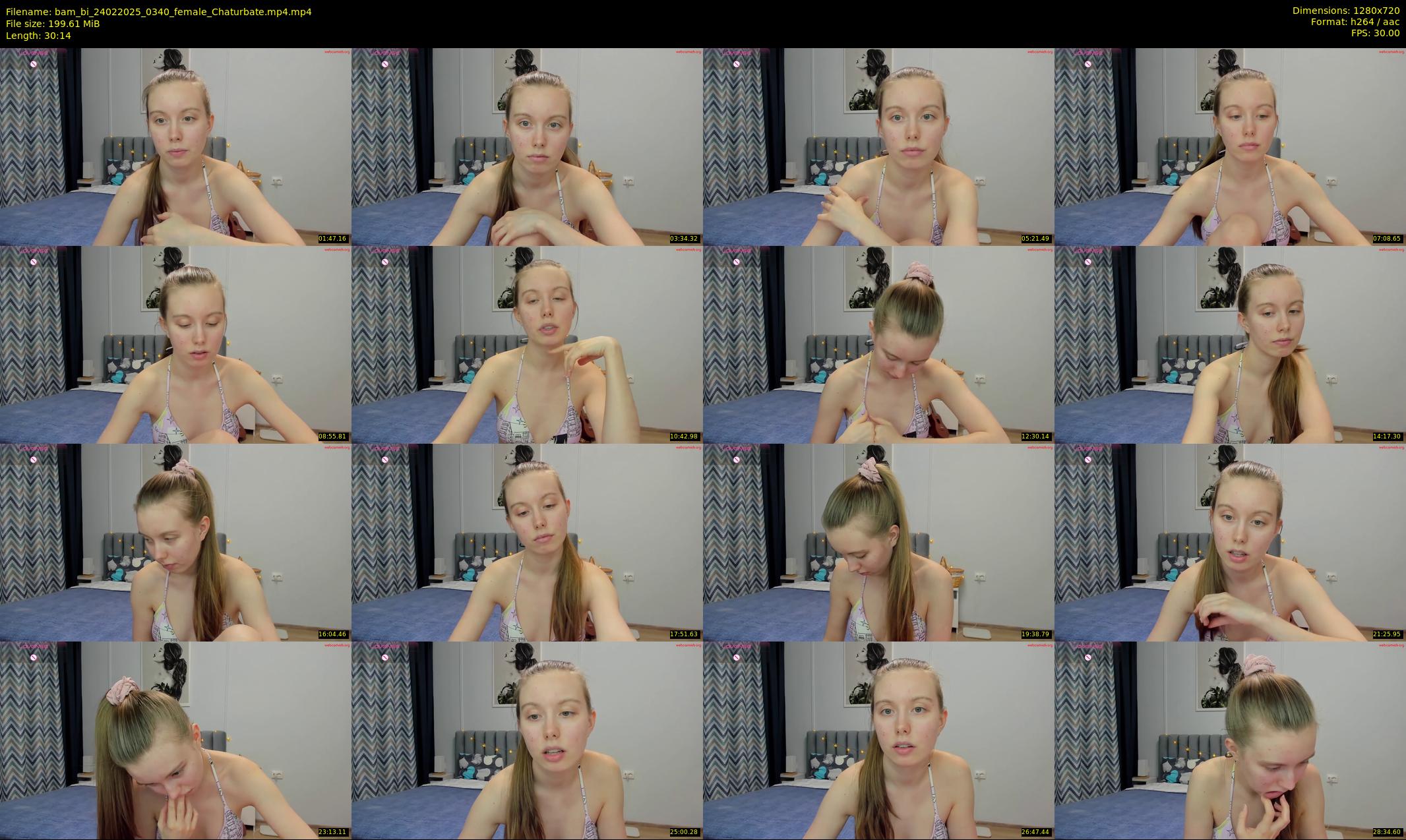 bam_bi — 31 minute Chaturbate female cam show recording, 720p, Feb 24, 2025