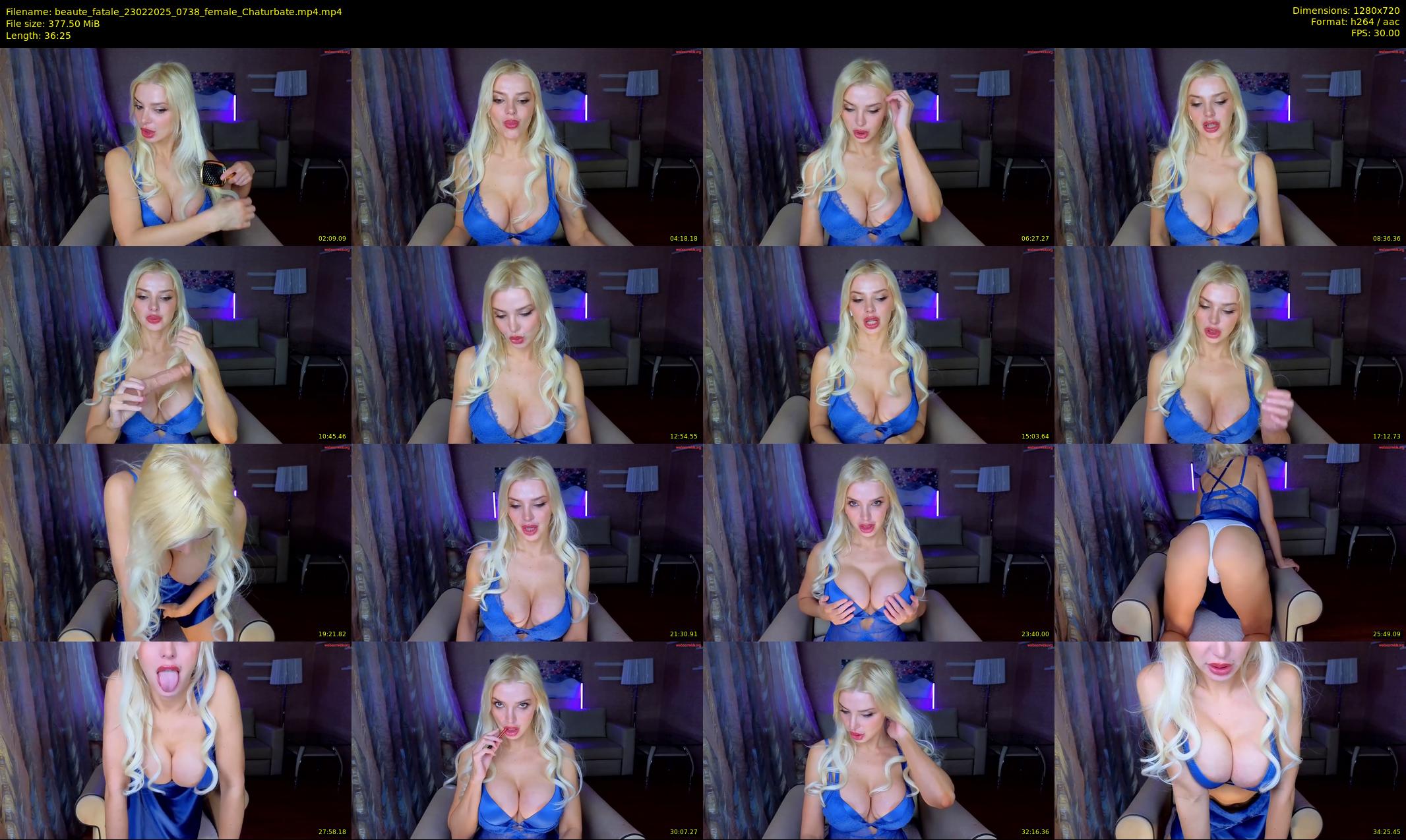 beaute_fatale — 37 minute Chaturbate female cam show recording, 720p, Feb 23, 2025