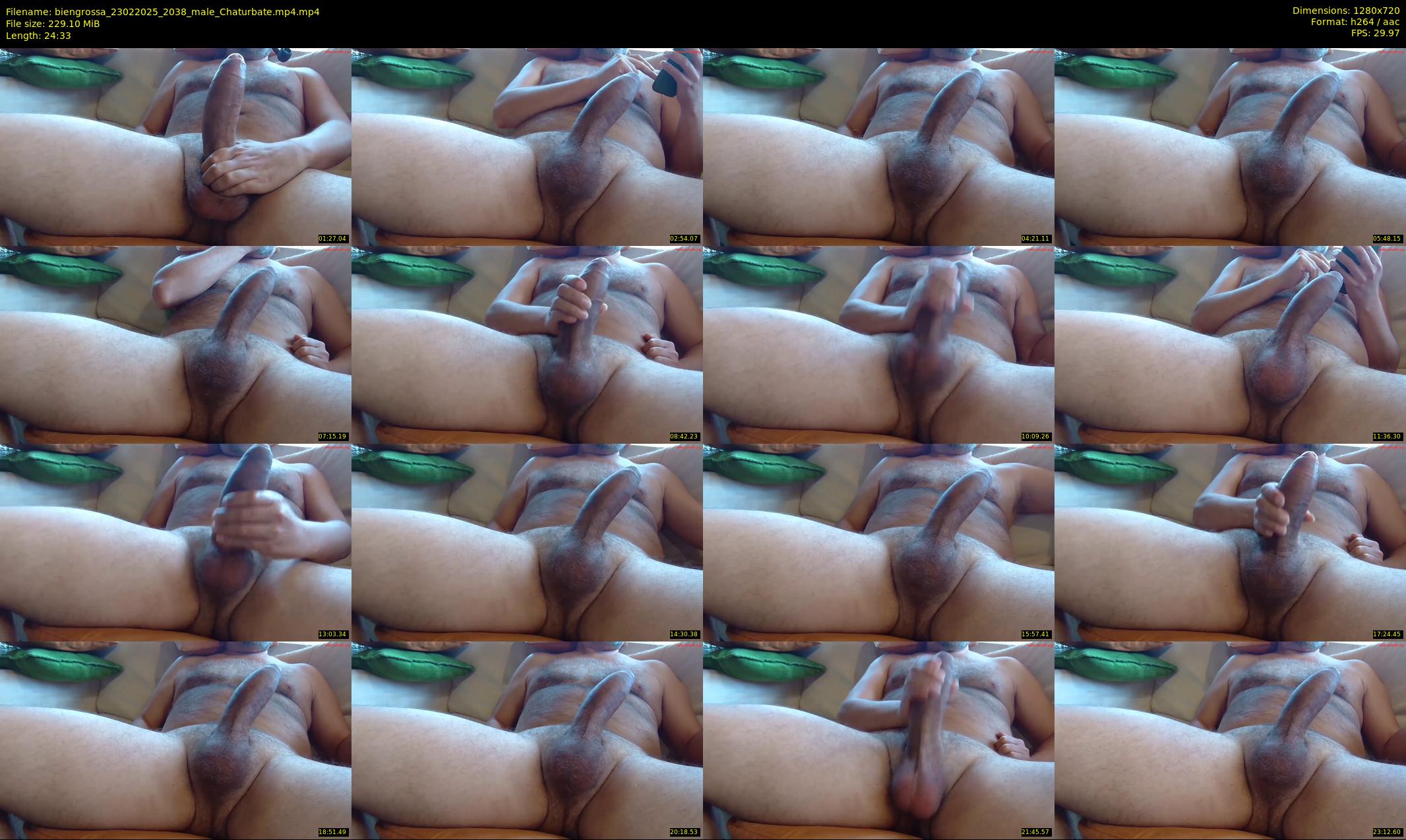 biengrossa — 25 minute Chaturbate male cam show recording, 720p, Feb 23, 2025