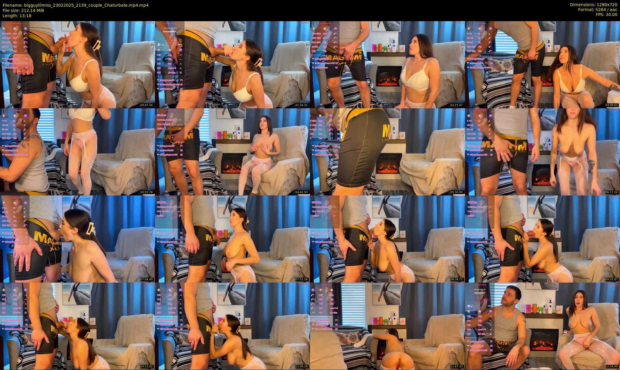 bigguylilmiss — 14 minute Chaturbate couple cam show recording, 720p, Feb 23, 2025