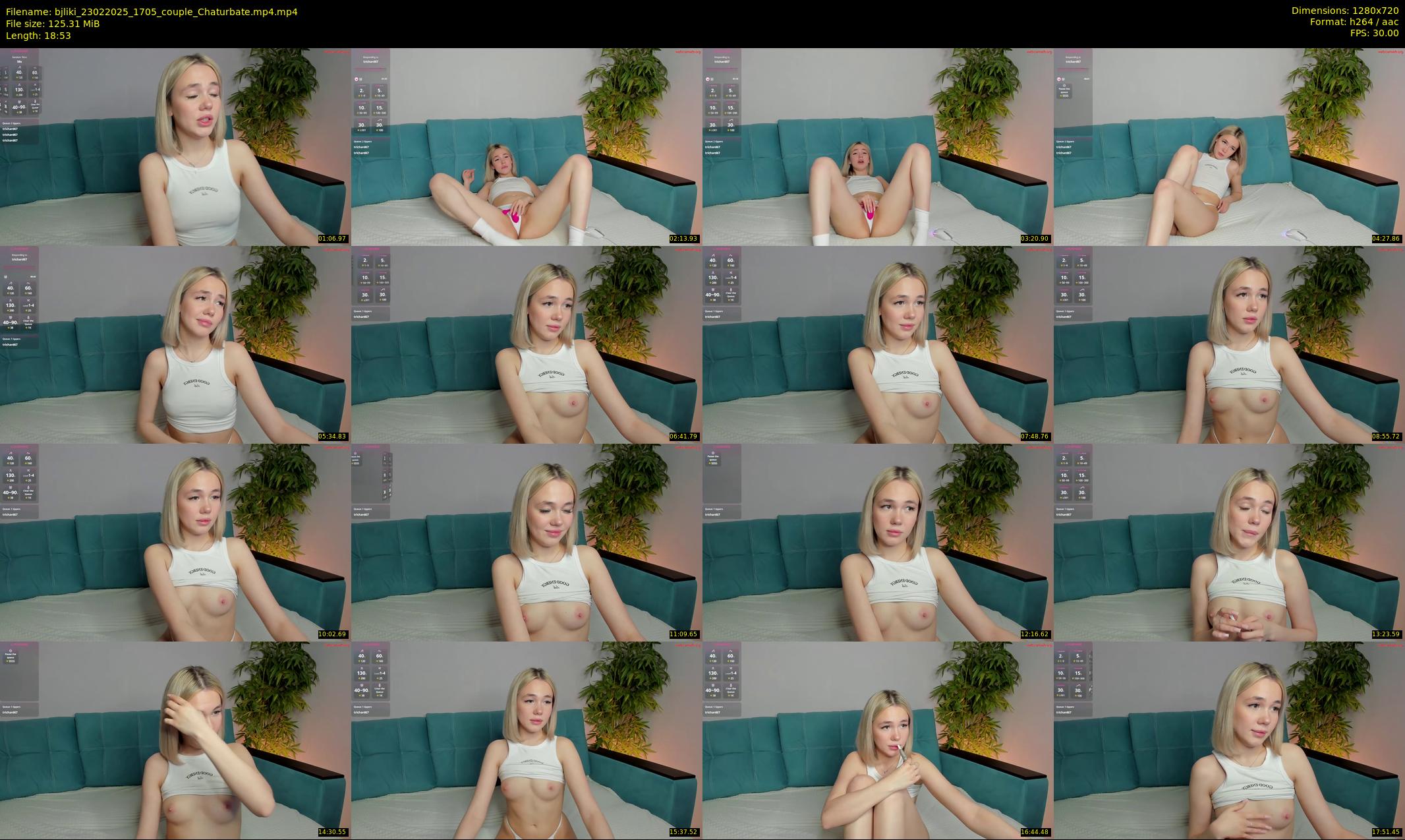 bjliki — 19 minute Chaturbate couple cam show recording, 720p, Feb 23, 2025