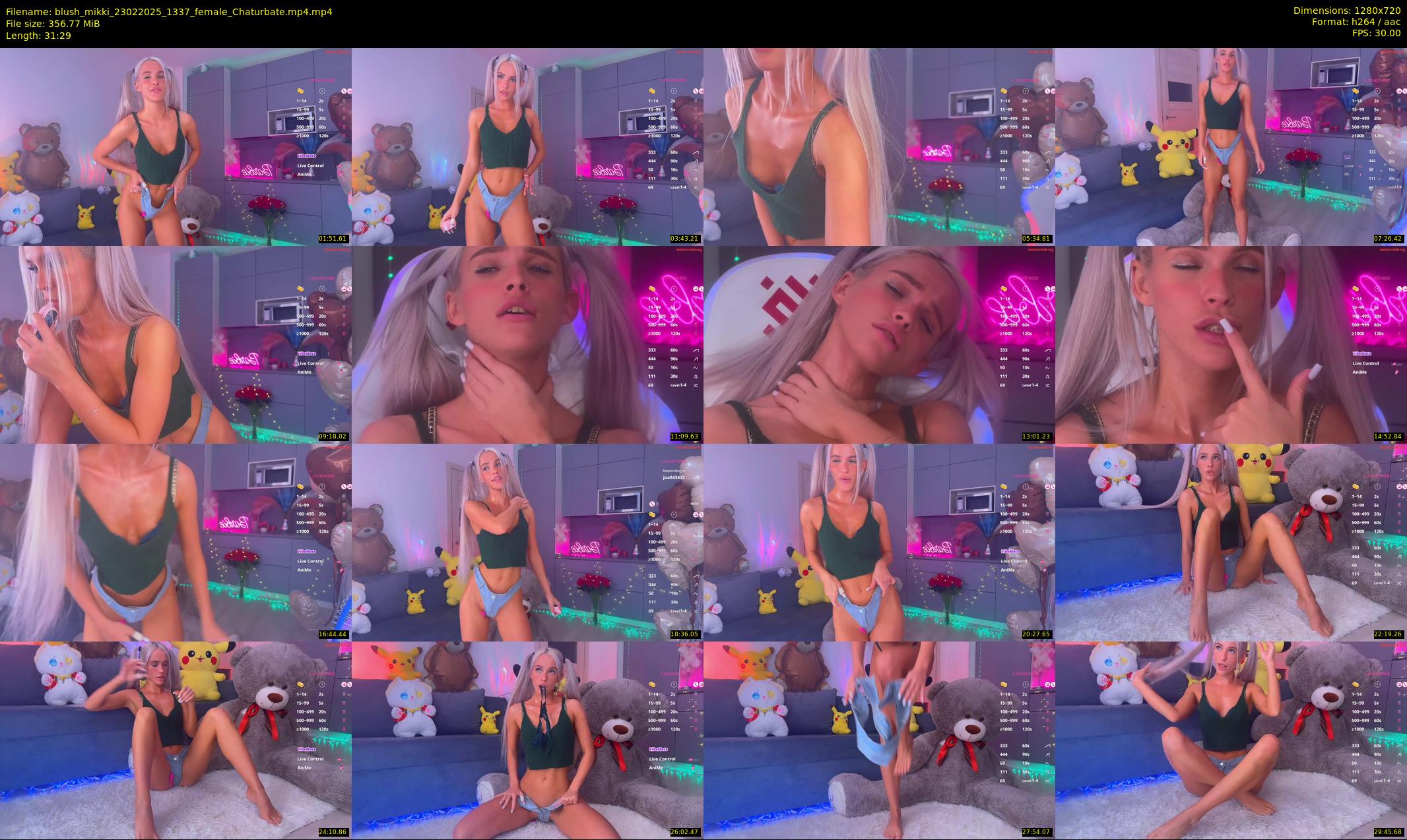 blush_mikki — 32 minute Chaturbate female cam show recording, 720p, Feb 23, 2025