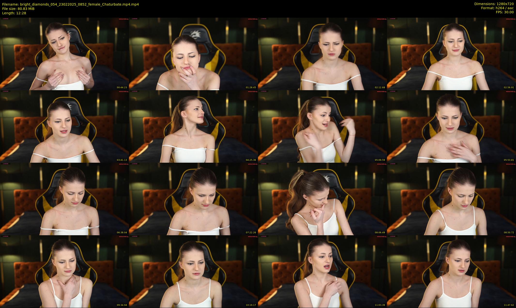 bright_diamonds_054 — 13 minute Chaturbate couple cam show recording, 720p, Feb 23, 2025