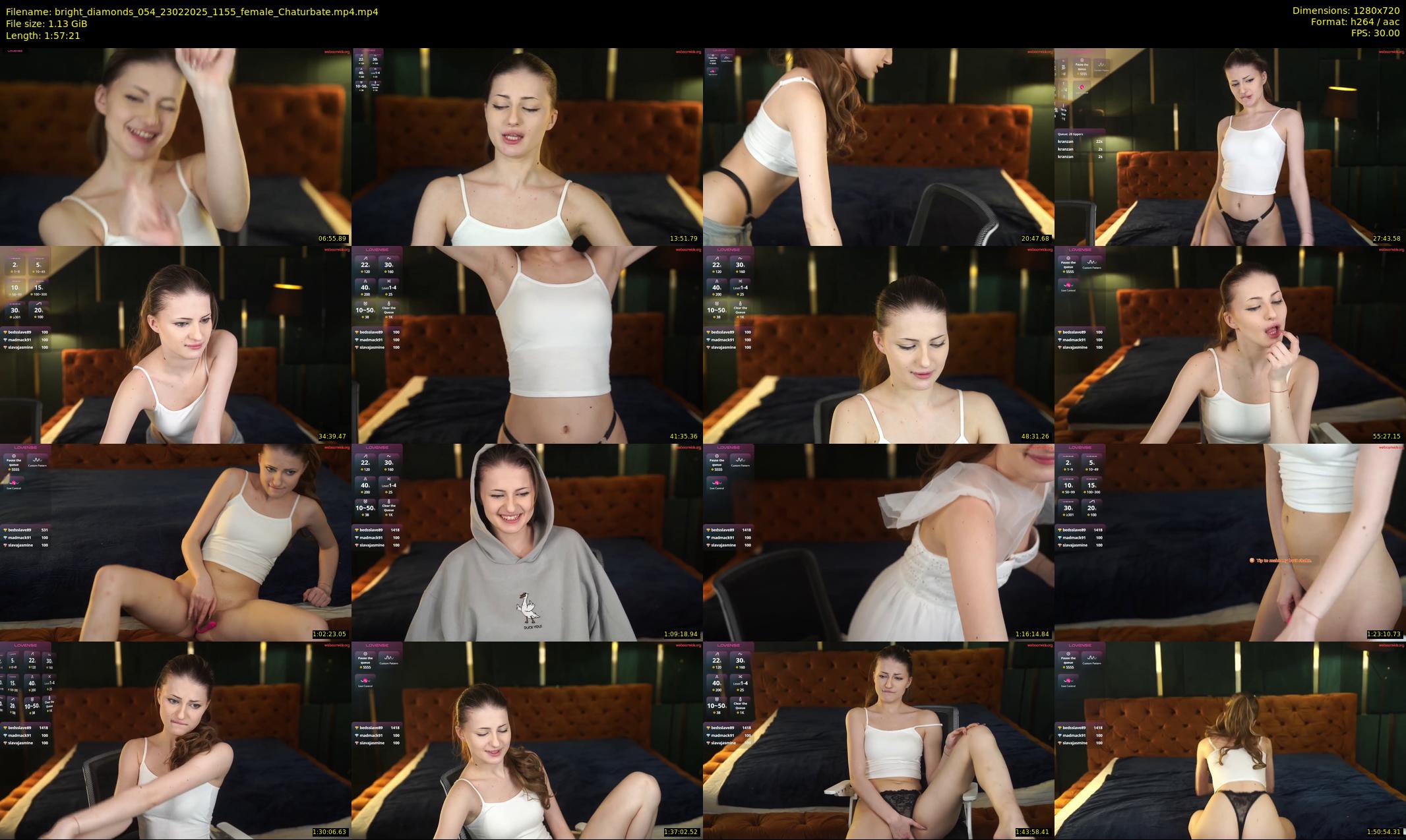 bright_diamonds_054 — 118 minute Chaturbate couple cam show recording, 720p, Feb 23, 2025