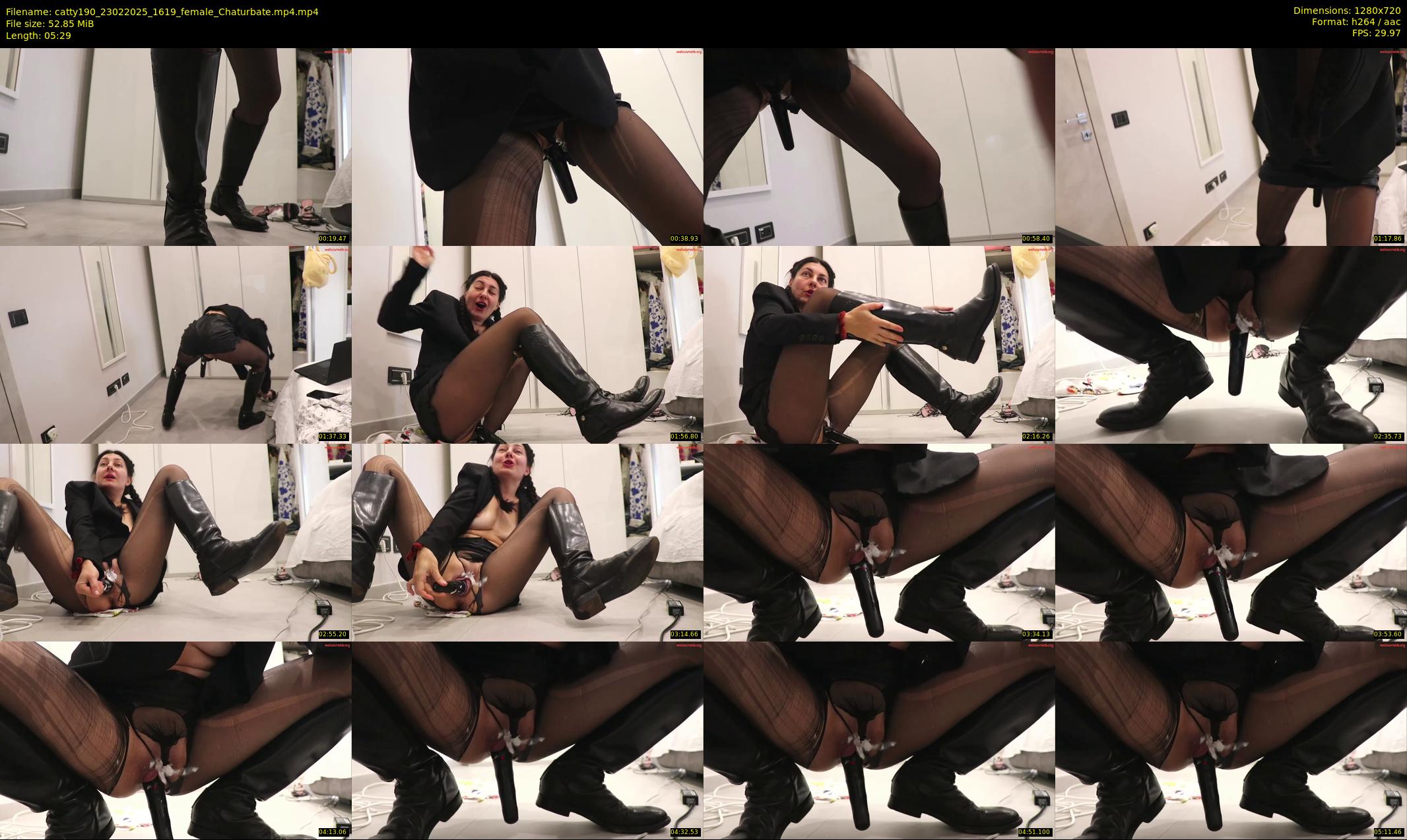 catty190 — 6 minute Chaturbate female cam show recording, 720p, Feb 23, 2025