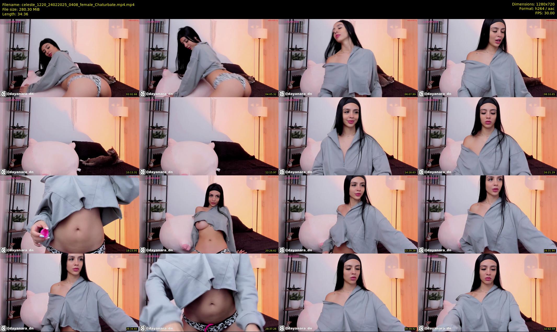 celeste_1220 — 35 minute Chaturbate female cam show recording, 720p, Feb 24, 2025