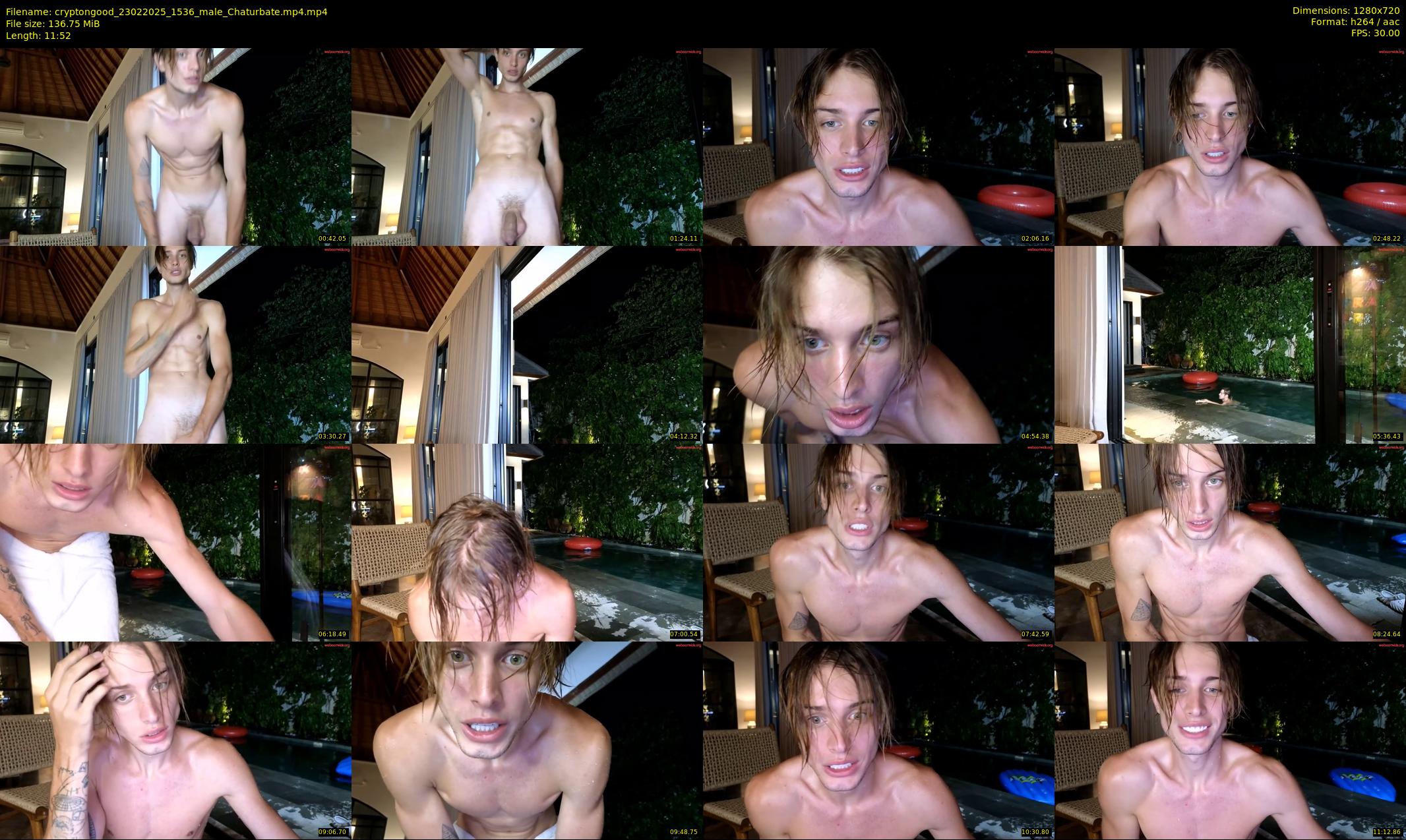 cryptongood — 12 minute Chaturbate male cam show recording, 720p, Feb 23, 2025