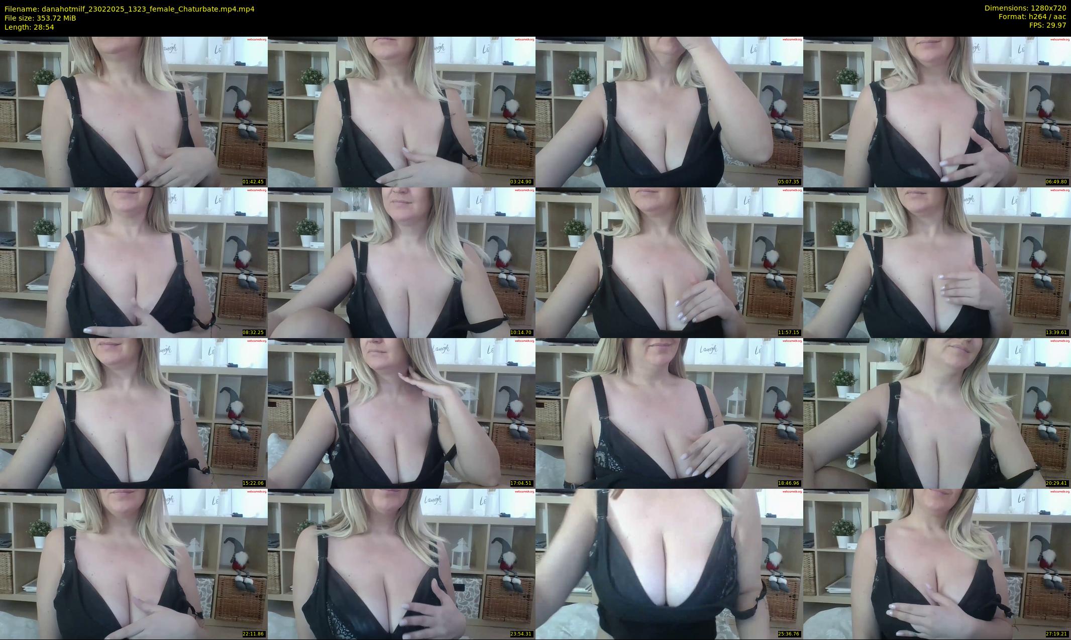 danahotmilf — 29 minute Chaturbate female cam show recording, 720p, Feb 23, 2025