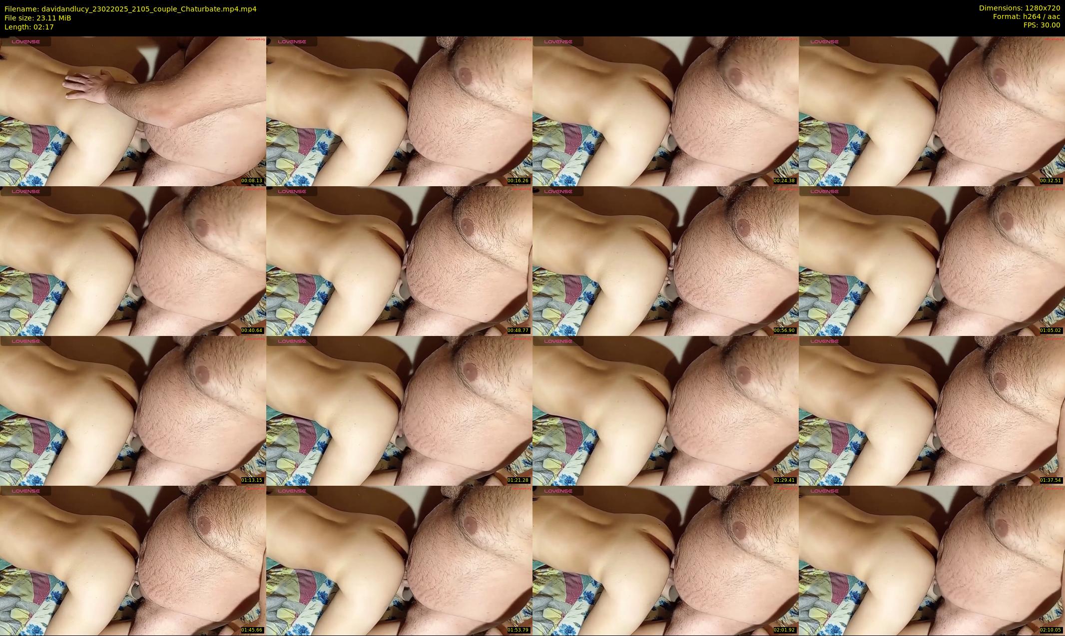 davidandlucy — 3 minute Chaturbate couple cam show recording, 720p, Feb 23, 2025
