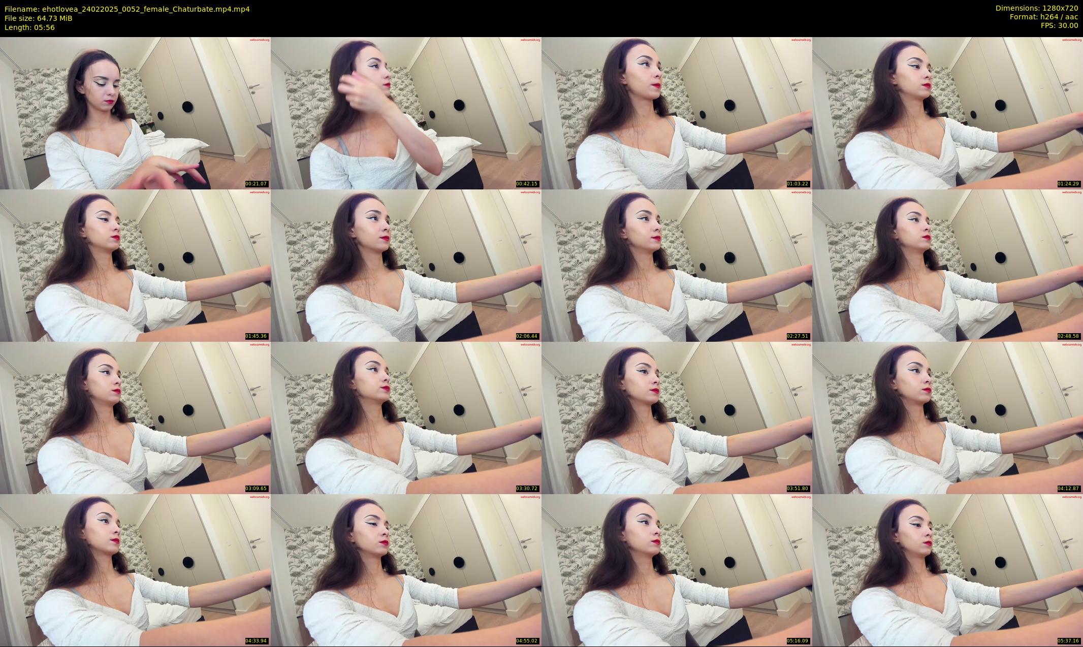 ehotlovea — 6 minute Chaturbate female cam show recording, 720p, Feb 24, 2025