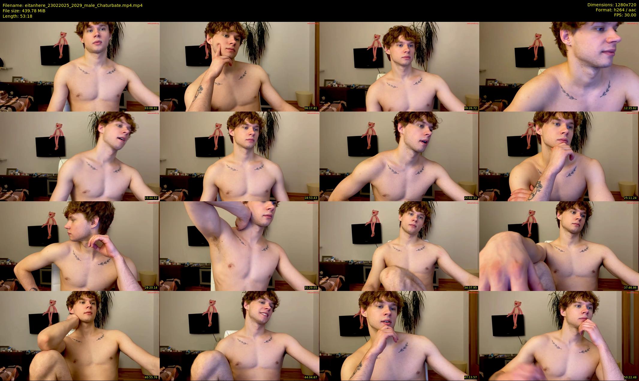 eitanhere — 54 minute Chaturbate male cam show recording, 720p, Feb 23, 2025