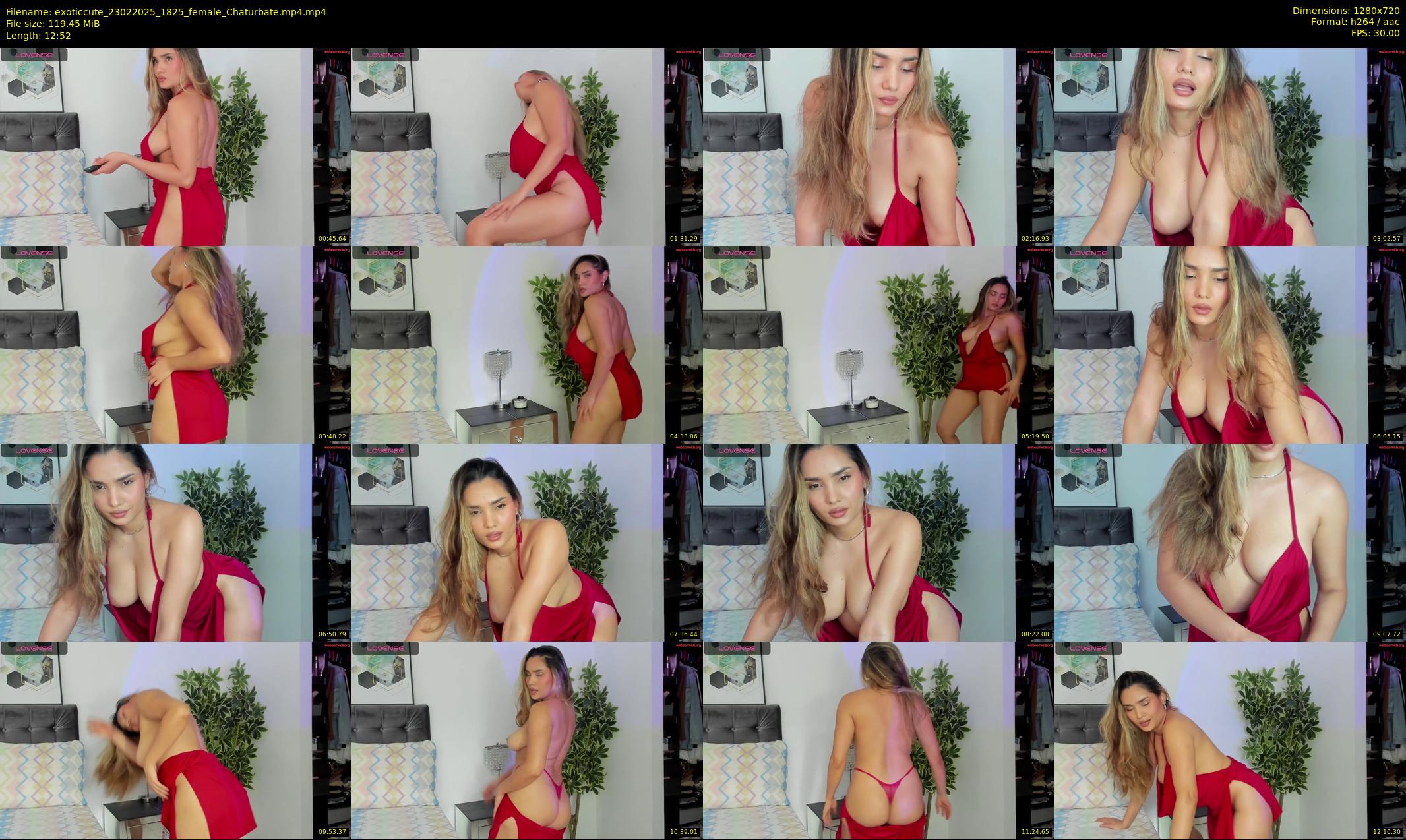 exoticcute — 13 minute Chaturbate female cam show recording, 720p, Feb 23, 2025